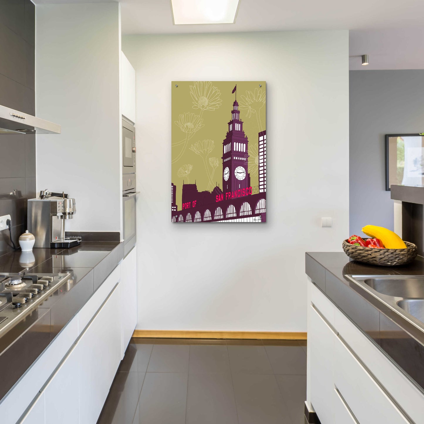 Epic Art 'Ferry Building - San Francisco' by Shane Donahue, Acrylic Glass Wall Art,24x36