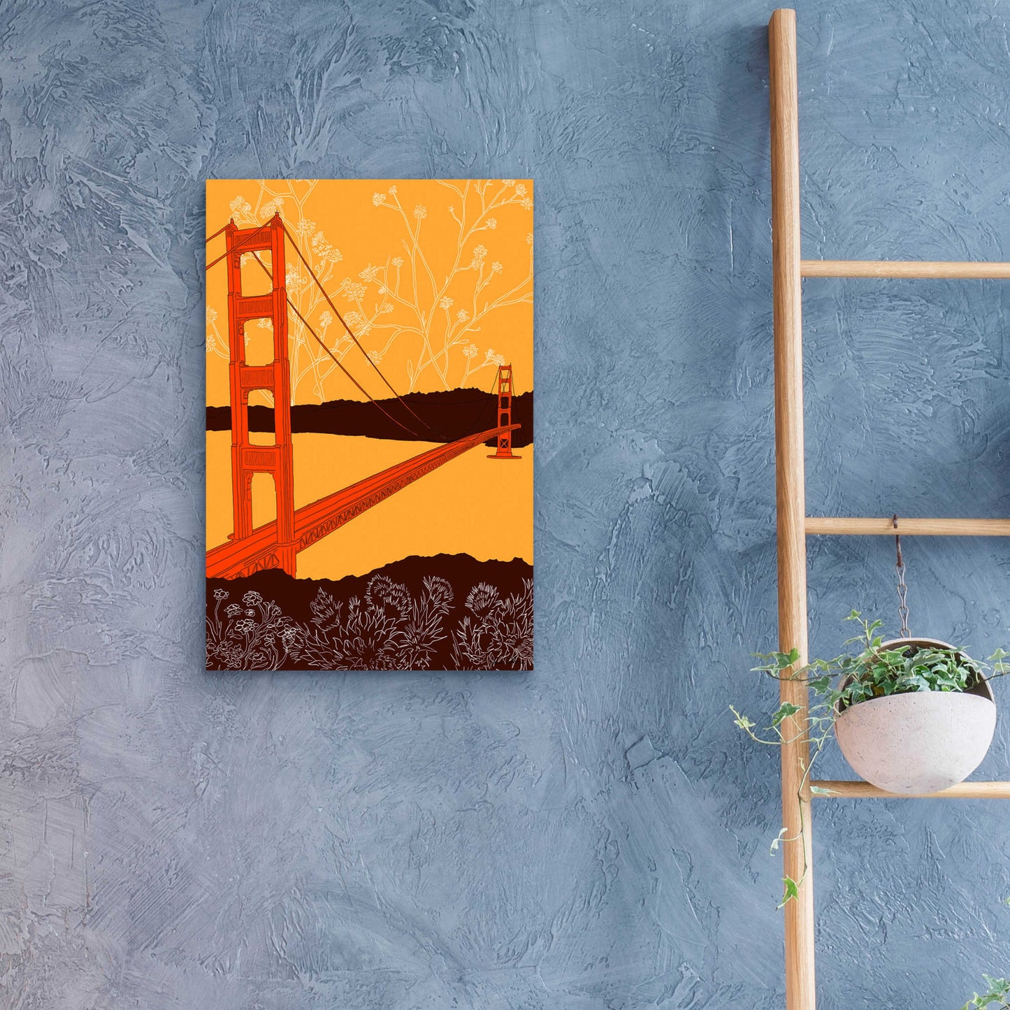 Epic Art 'Golden Gate Bridge - Headlands' by Shane Donahue, Acrylic Glass Wall Art,16x24