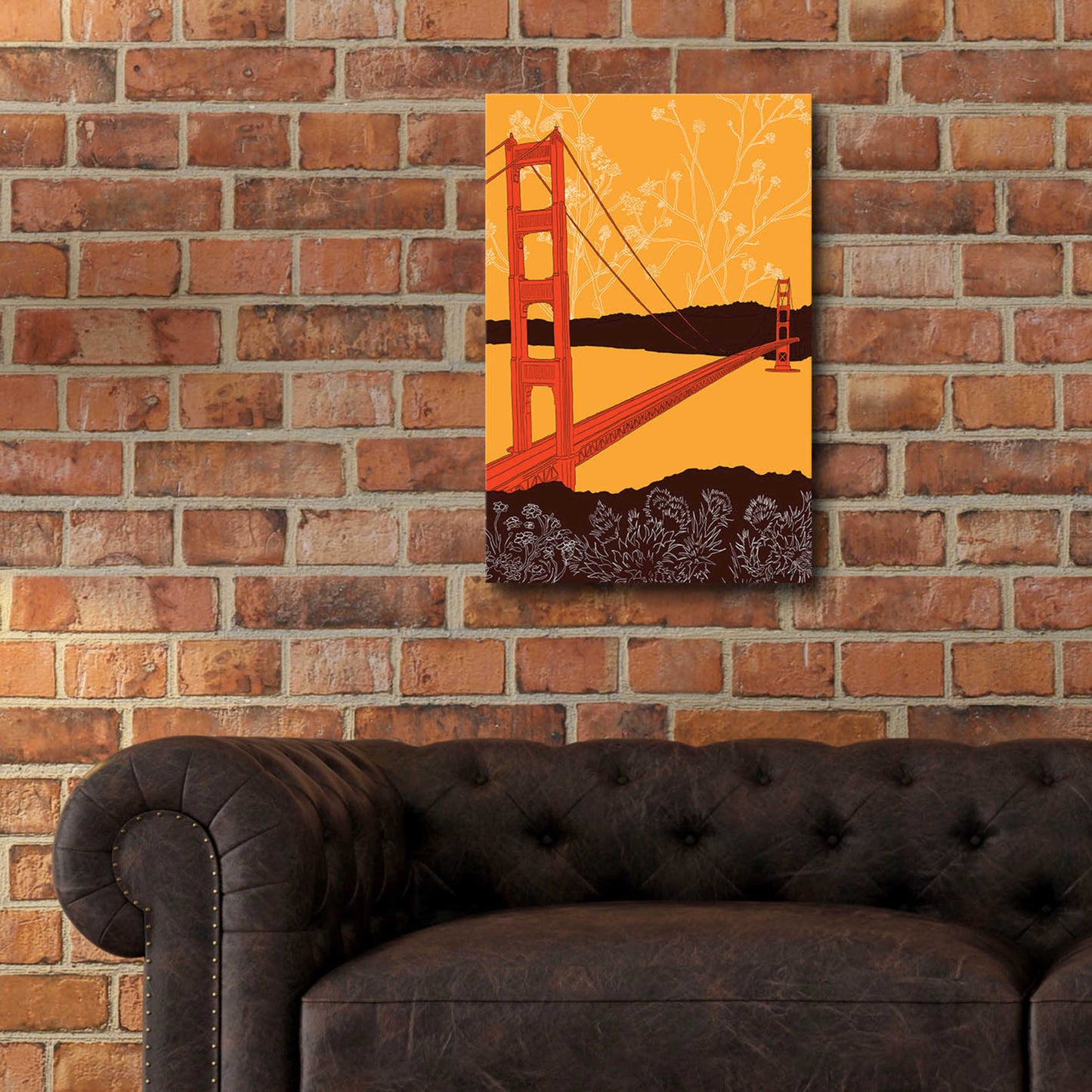 Epic Art 'Golden Gate Bridge - Headlands' by Shane Donahue, Acrylic Glass Wall Art,16x24