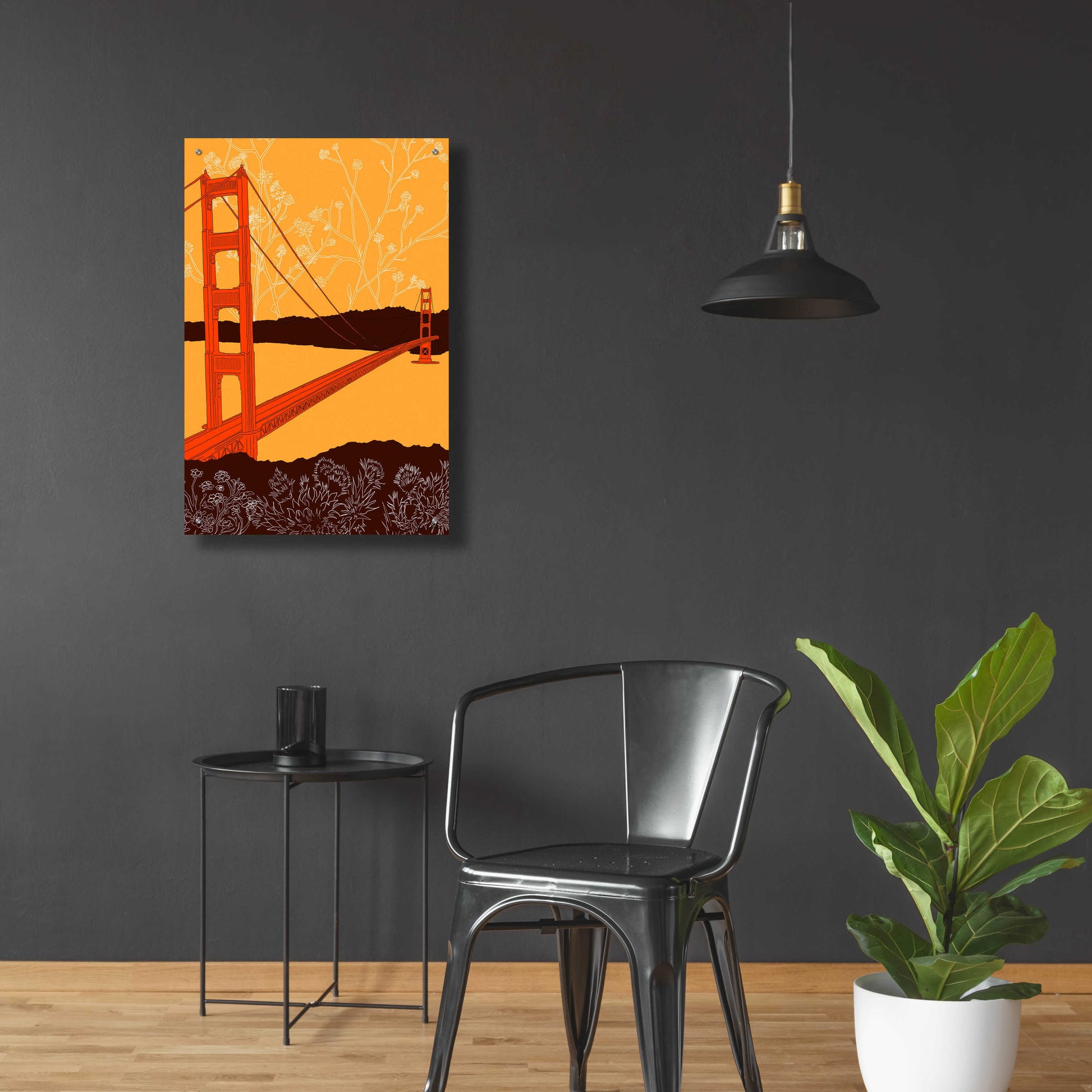 Epic Art 'Golden Gate Bridge - Headlands' by Shane Donahue, Acrylic Glass Wall Art,24x36