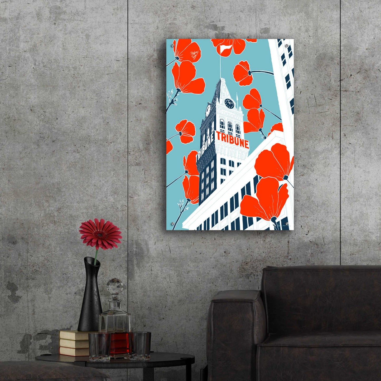 Epic Art 'Tribune Tower - Oakland' by Shane Donahue, Acrylic Glass Wall Art,24x36