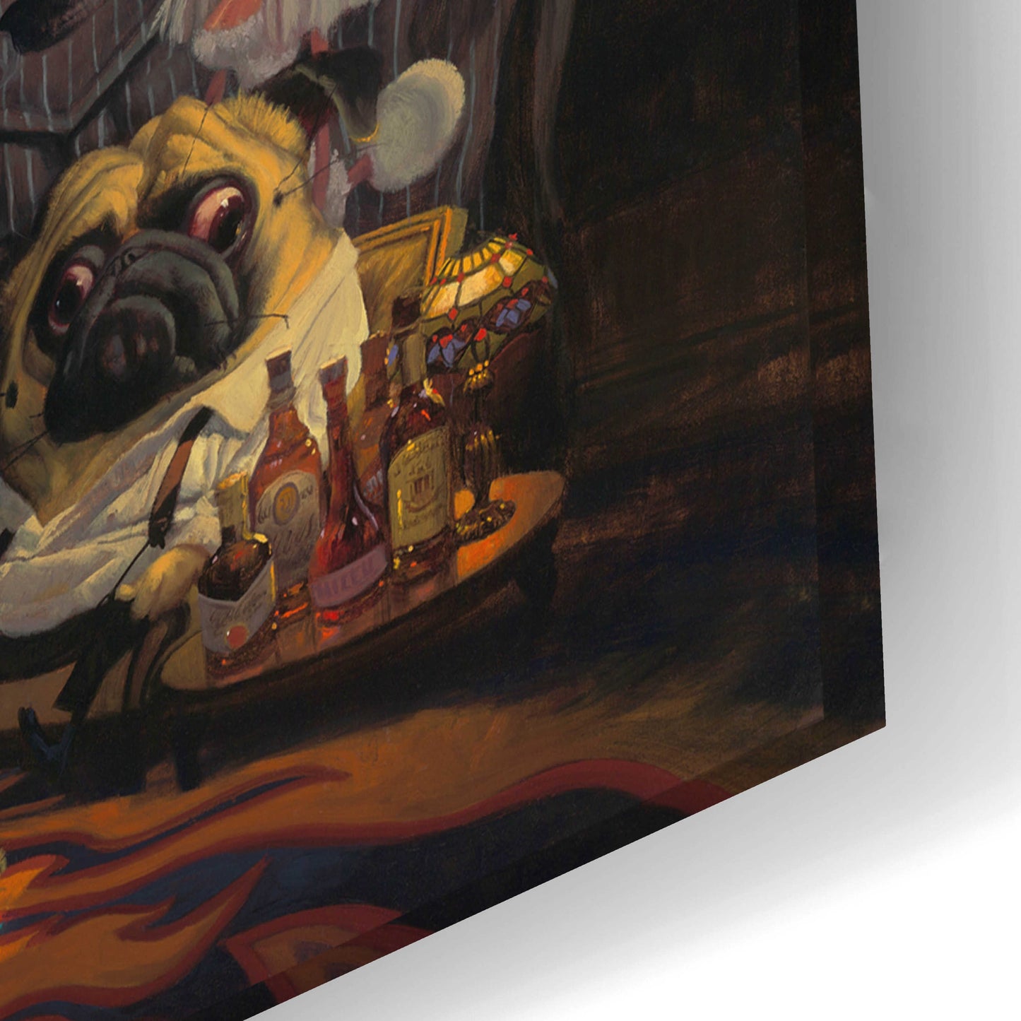 Epic Art 'DogFather' by Thomas Fluharty, Acrylic Glass Wall Art,24x16
