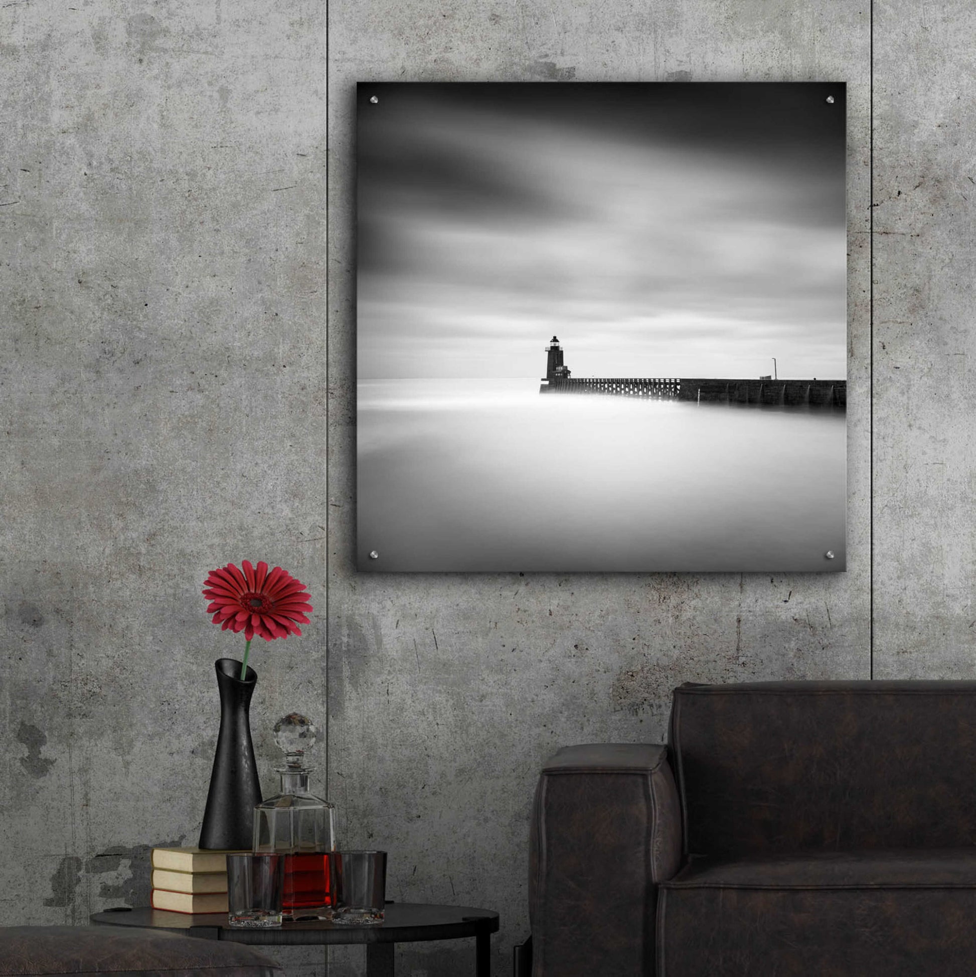 Epic Art 'Le Phare' by Wilco Dragt, Acrylic Glass Wall Art,36x36