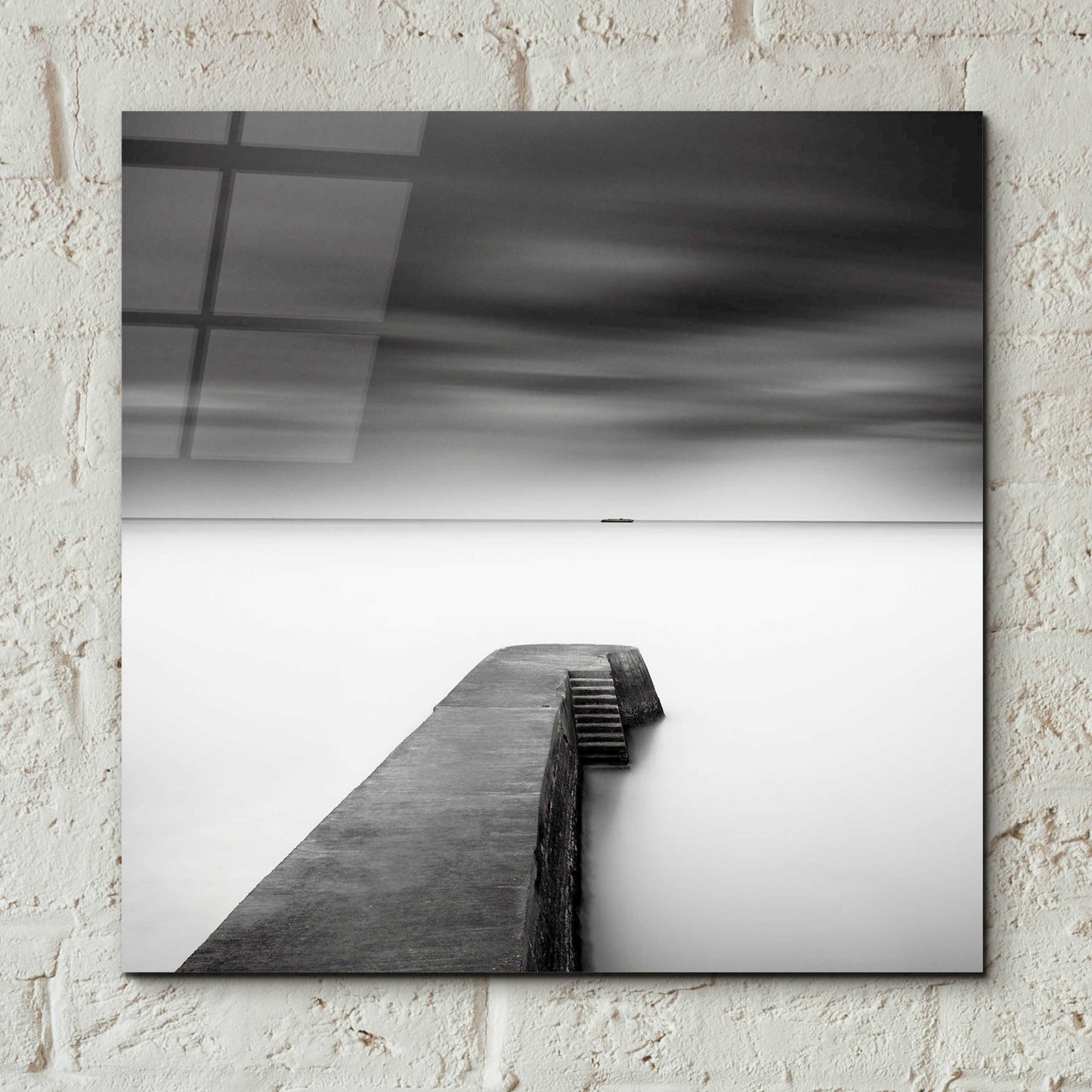 Epic Art 'The Jetty-Study #1' by Wilco Dragt, Acrylic Glass Wall Art,12x12