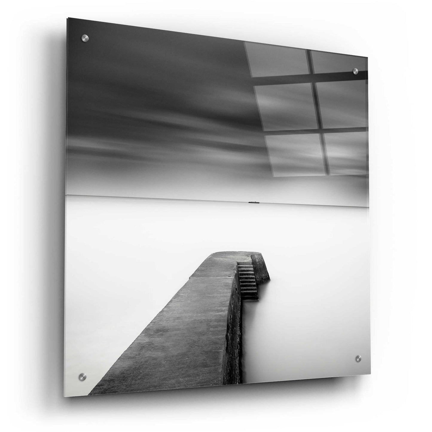 Epic Art 'The Jetty-Study #1' by Wilco Dragt, Acrylic Glass Wall Art,24x24