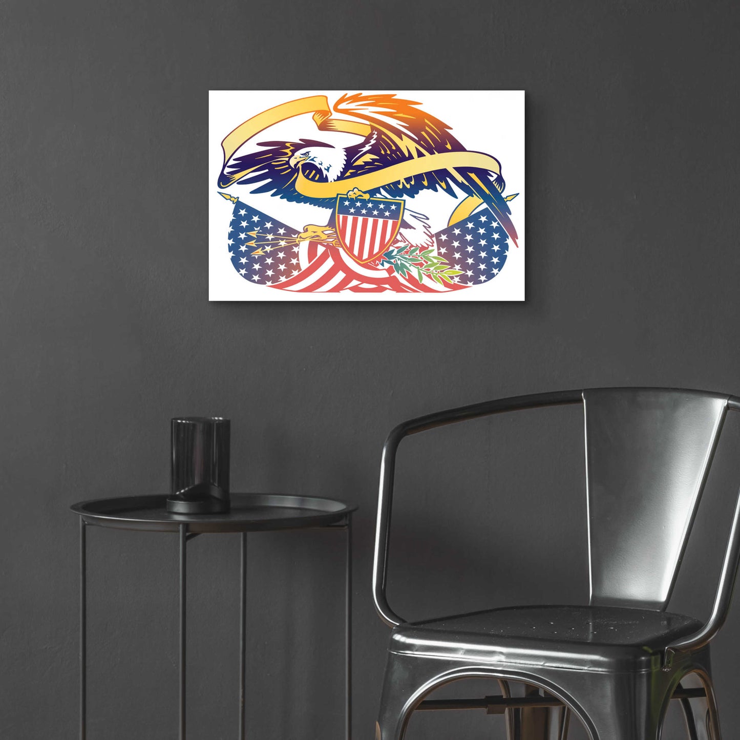 Epic Art 'American Eagle' by David Chestnutt, Acrylic Glass Wall Art,24x16