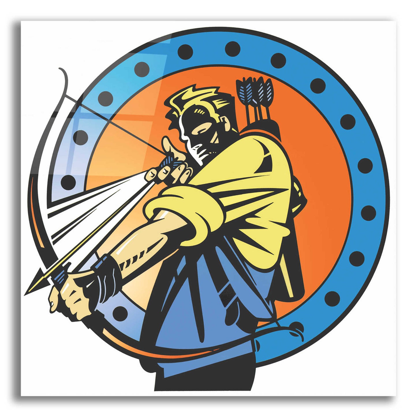 Epic Art 'Archer' by David Chestnutt, Acrylic Glass Wall Art