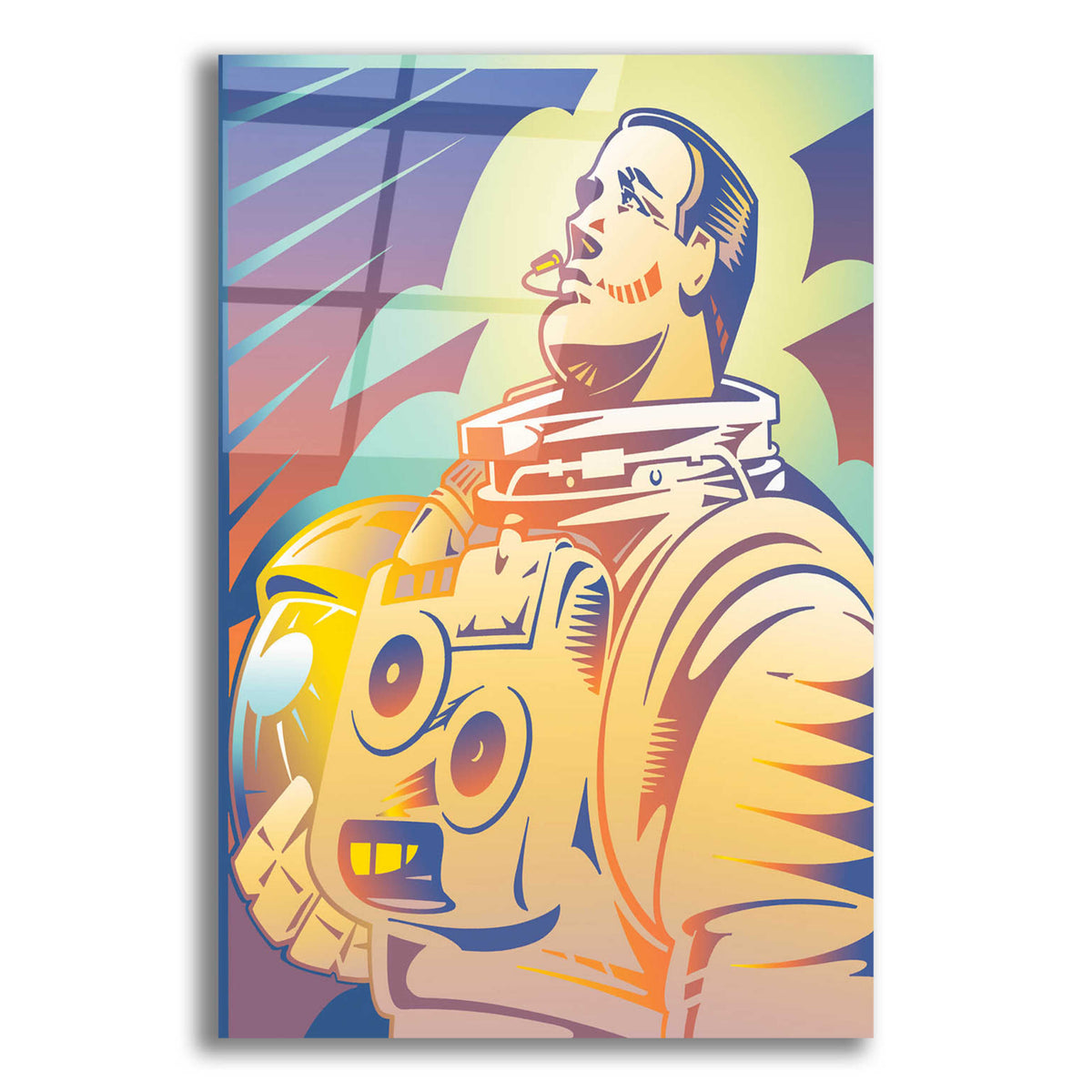 Epic Art 'Astronaut' by David Chestnutt, Acrylic Glass Wall Art