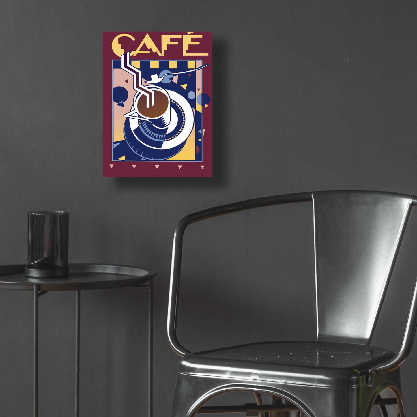 Epic Art 'Cafe' by David Chestnutt, Acrylic Glass Wall Art,12x16