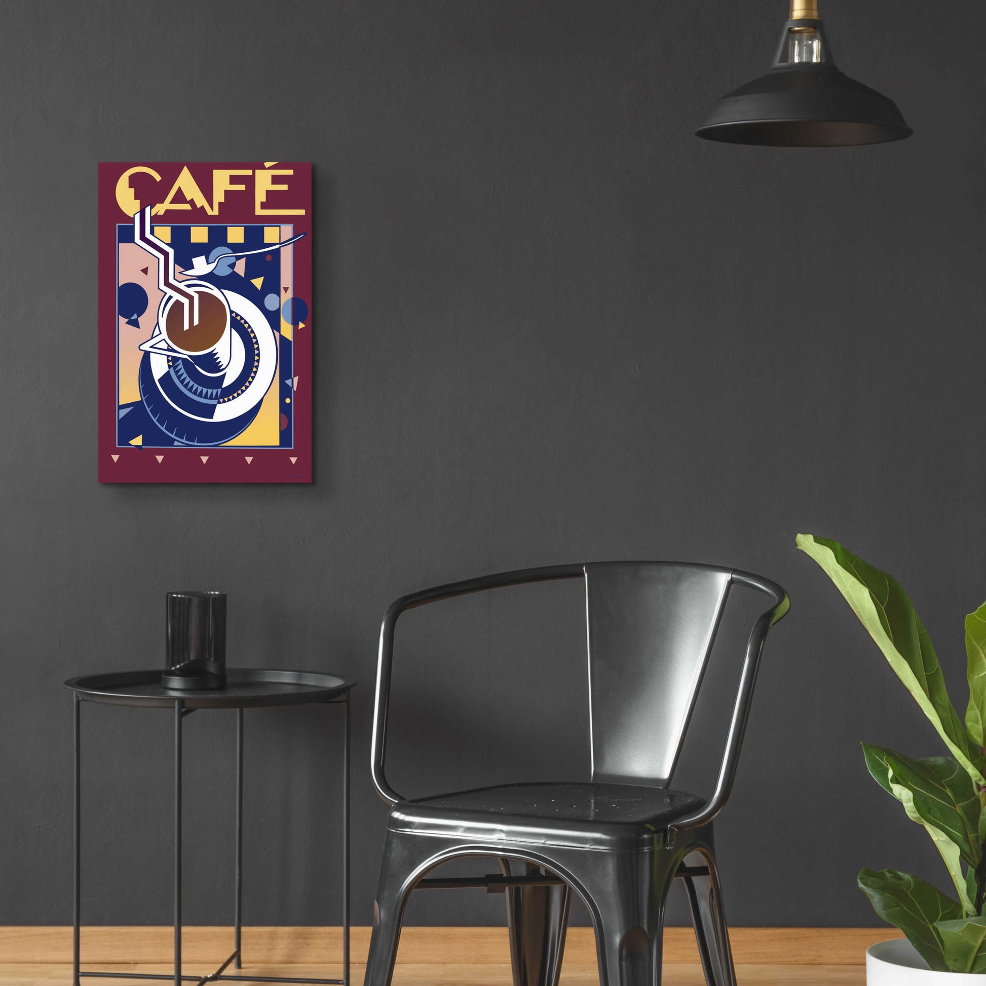 Epic Art 'Cafe' by David Chestnutt, Acrylic Glass Wall Art,16x24