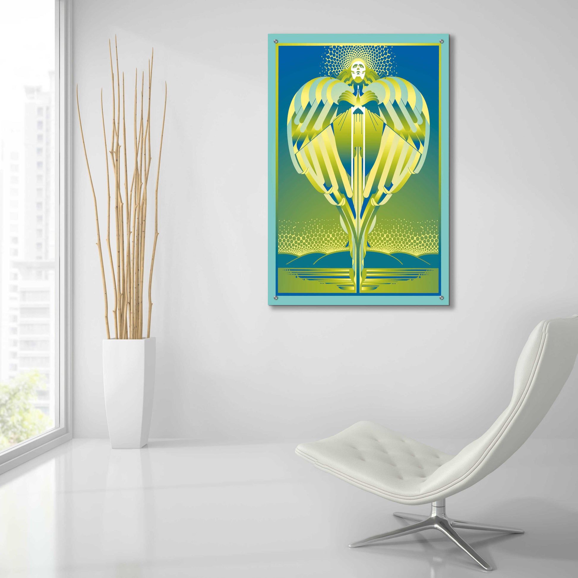 Epic Art 'Earth Angel' by David Chestnutt, Acrylic Glass Wall Art,24x36