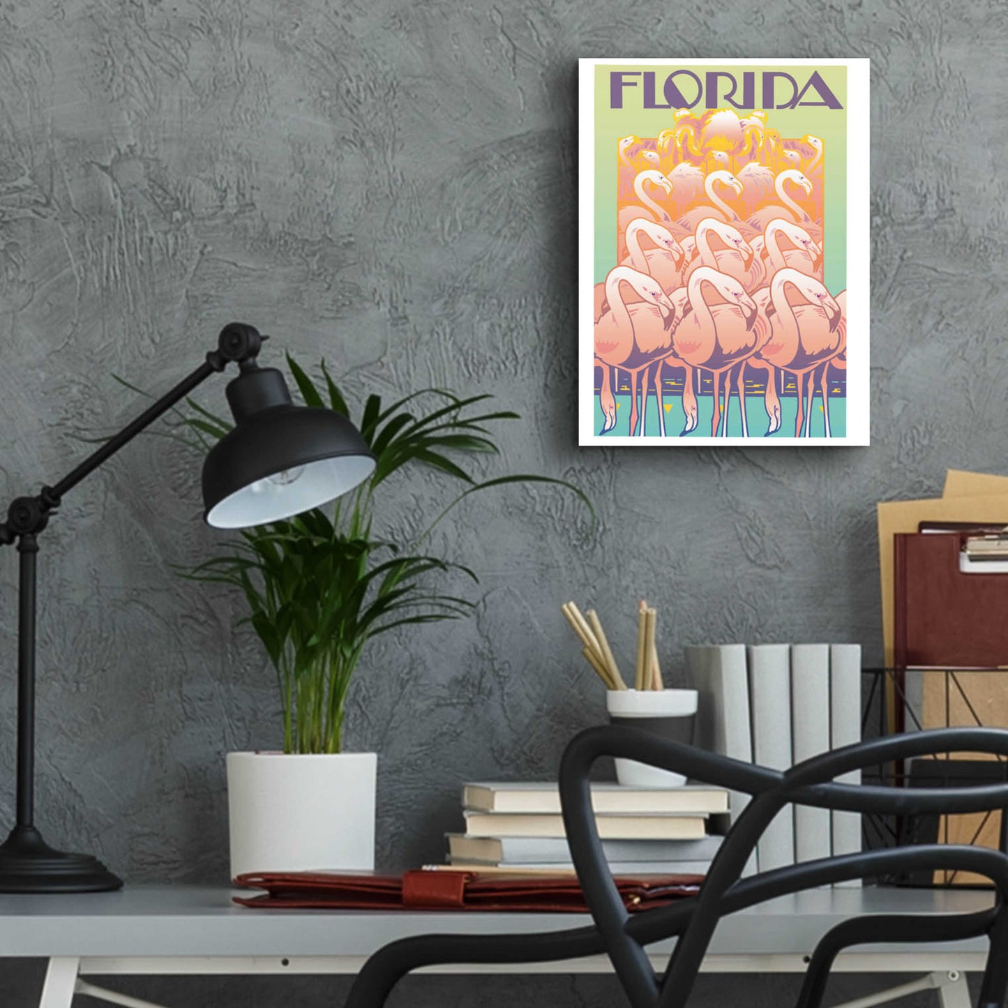 Epic Art 'Florida' by David Chestnutt, Acrylic Glass Wall Art,12x16