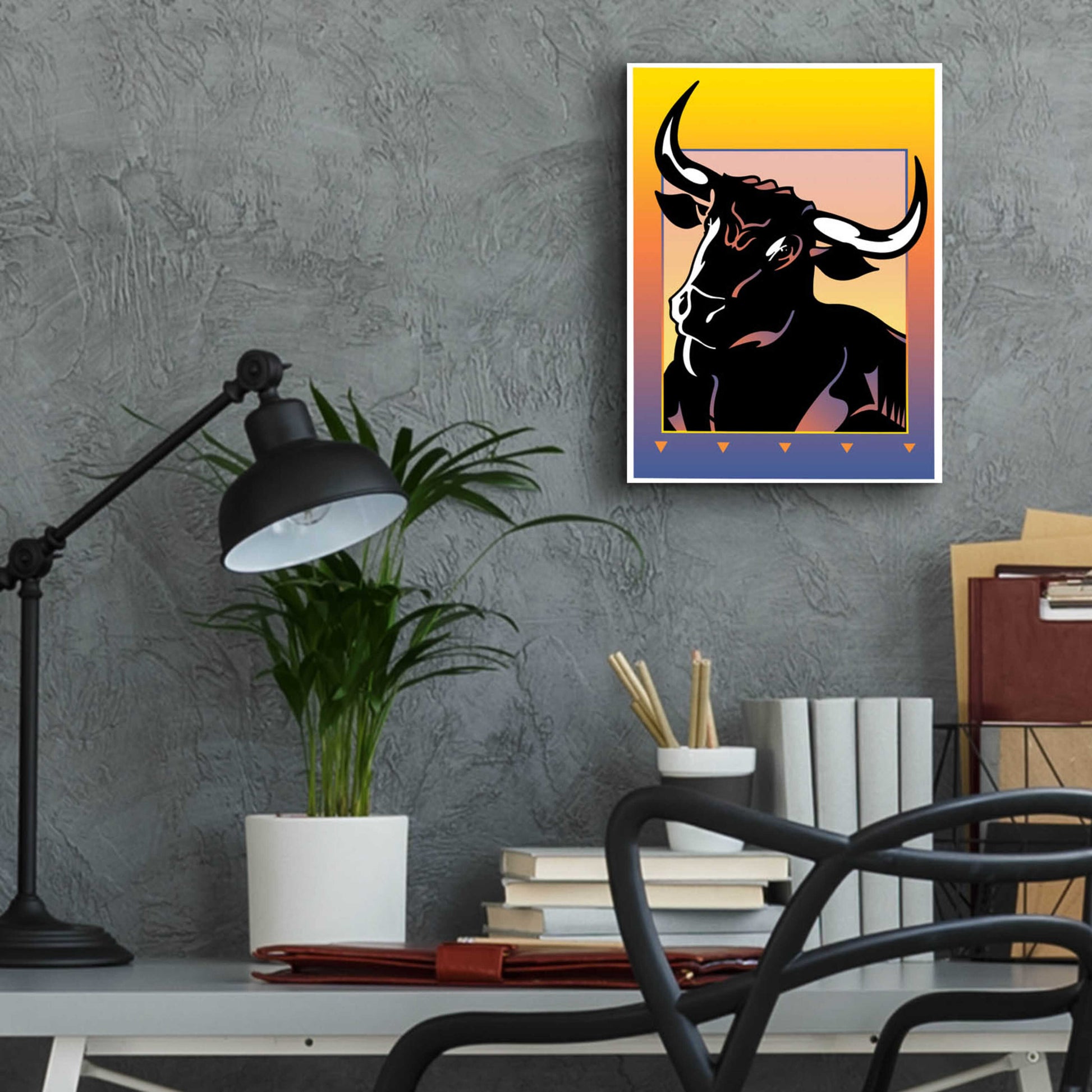 Epic Art 'Minotaur' by David Chestnutt, Acrylic Glass Wall Art,12x16