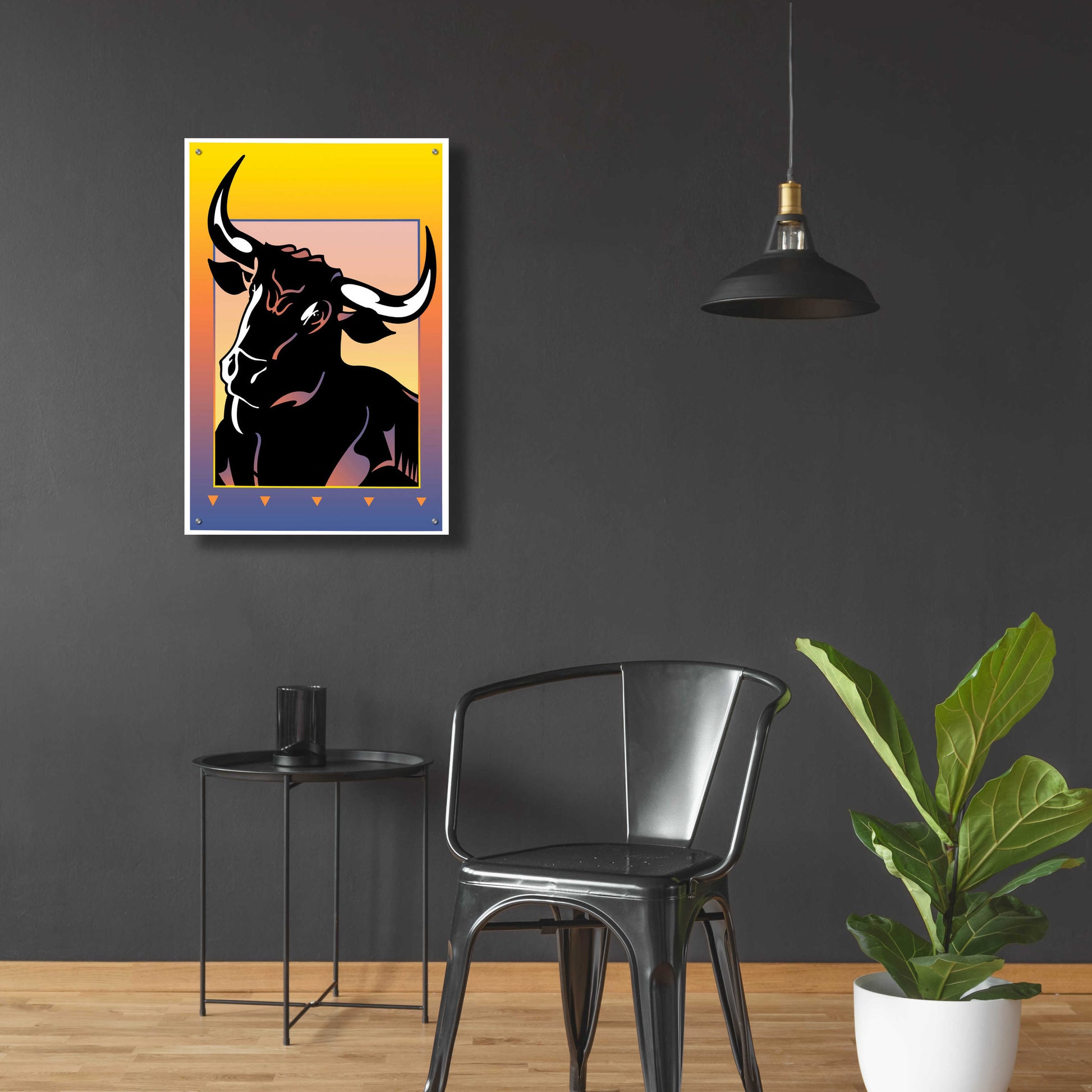 Epic Art 'Minotaur' by David Chestnutt, Acrylic Glass Wall Art,24x36