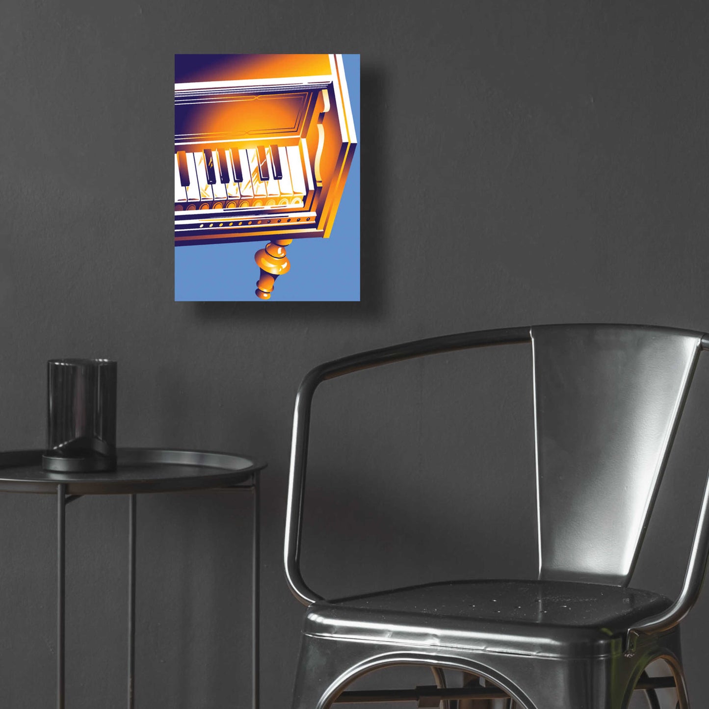 Epic Art 'Old Piano' by David Chestnutt, Acrylic Glass Wall Art,12x16