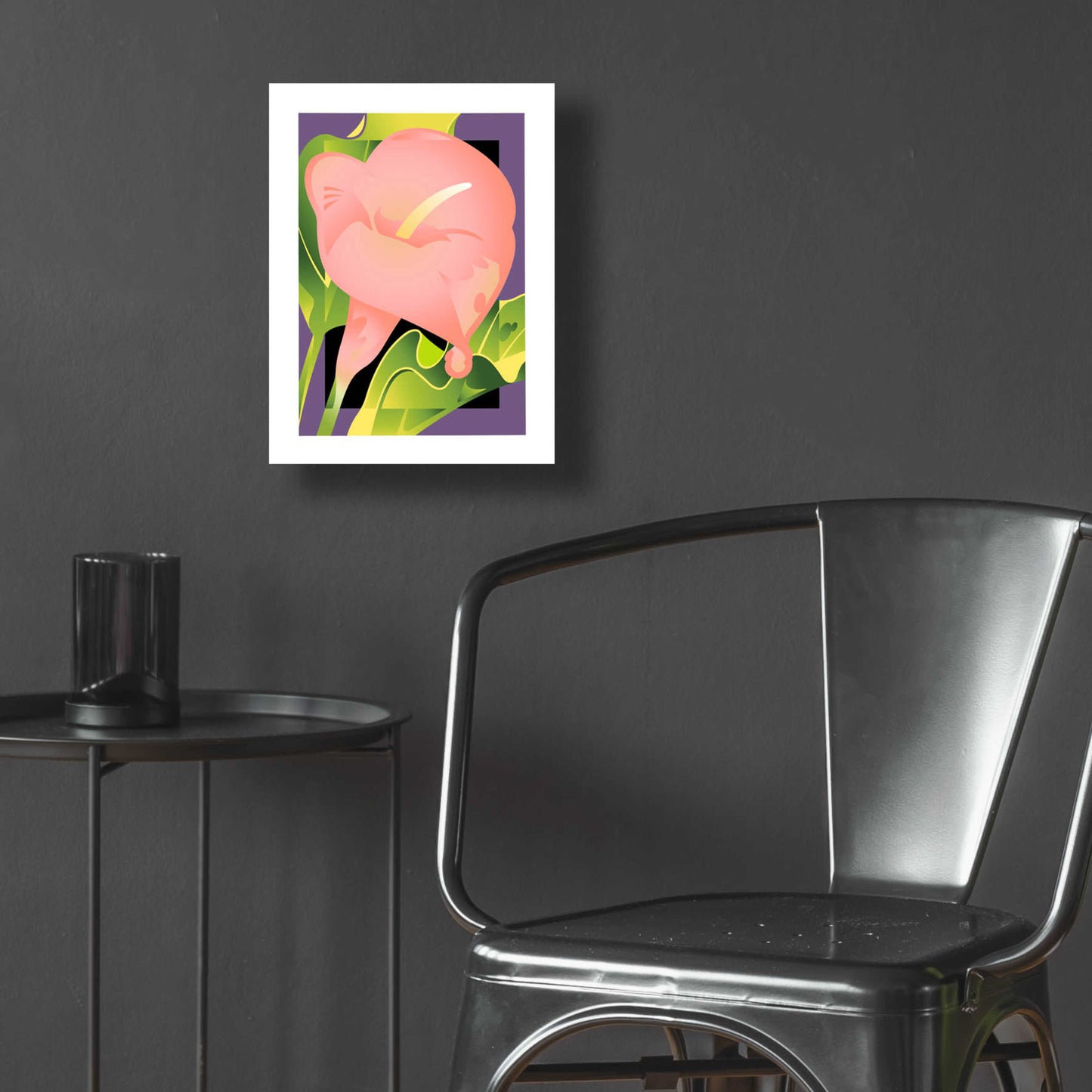 Epic Art 'Calla Pink' by David Chestnutt, Acrylic Glass Wall Art,12x16