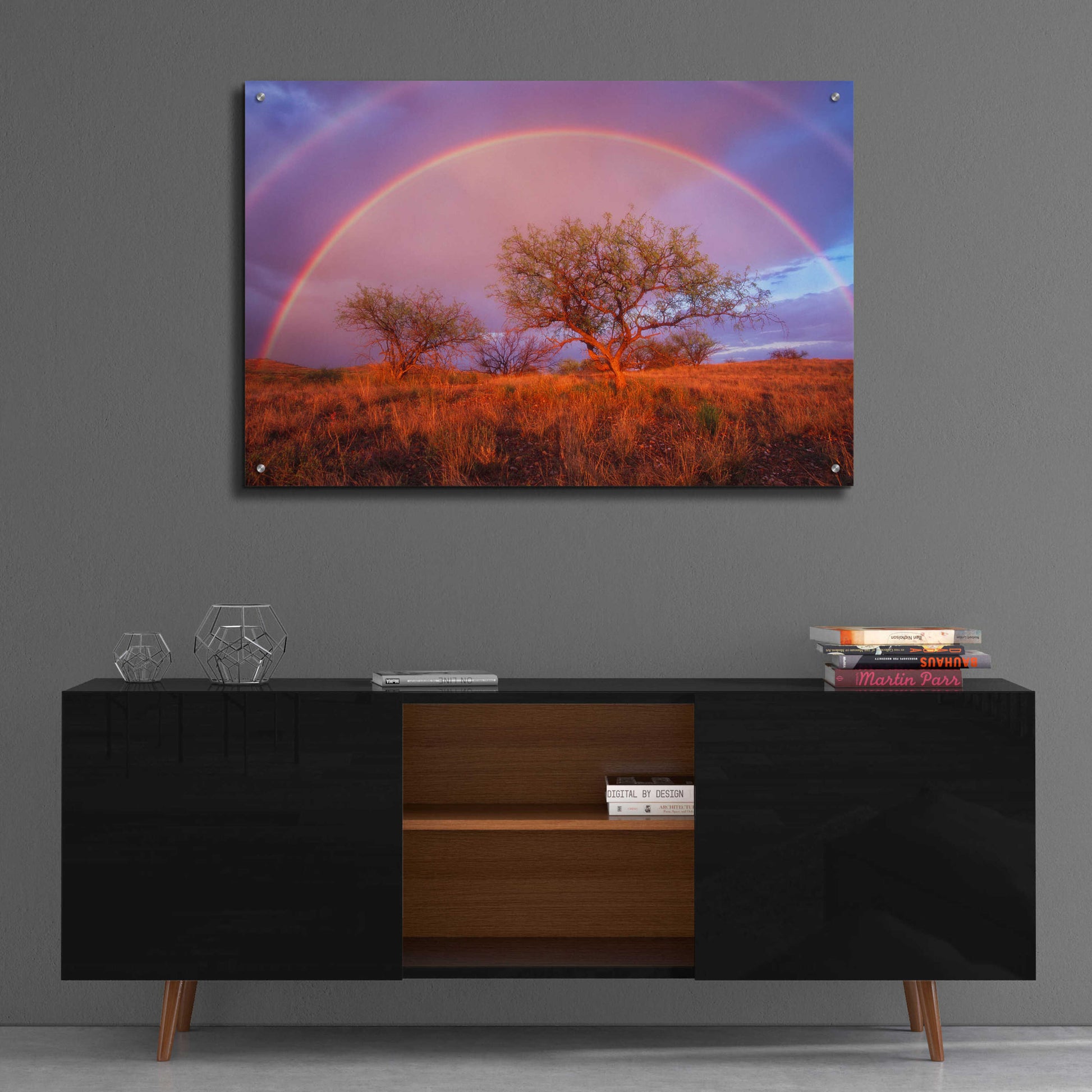 Epic Art 'Arizona Rainbow' by Thomas Haney, Acrylic Glass Wall Art,36x24