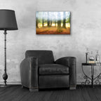 Epic Art 'Blurred Trees' by Thomas Haney, Acrylic Glass Wall Art,24x16