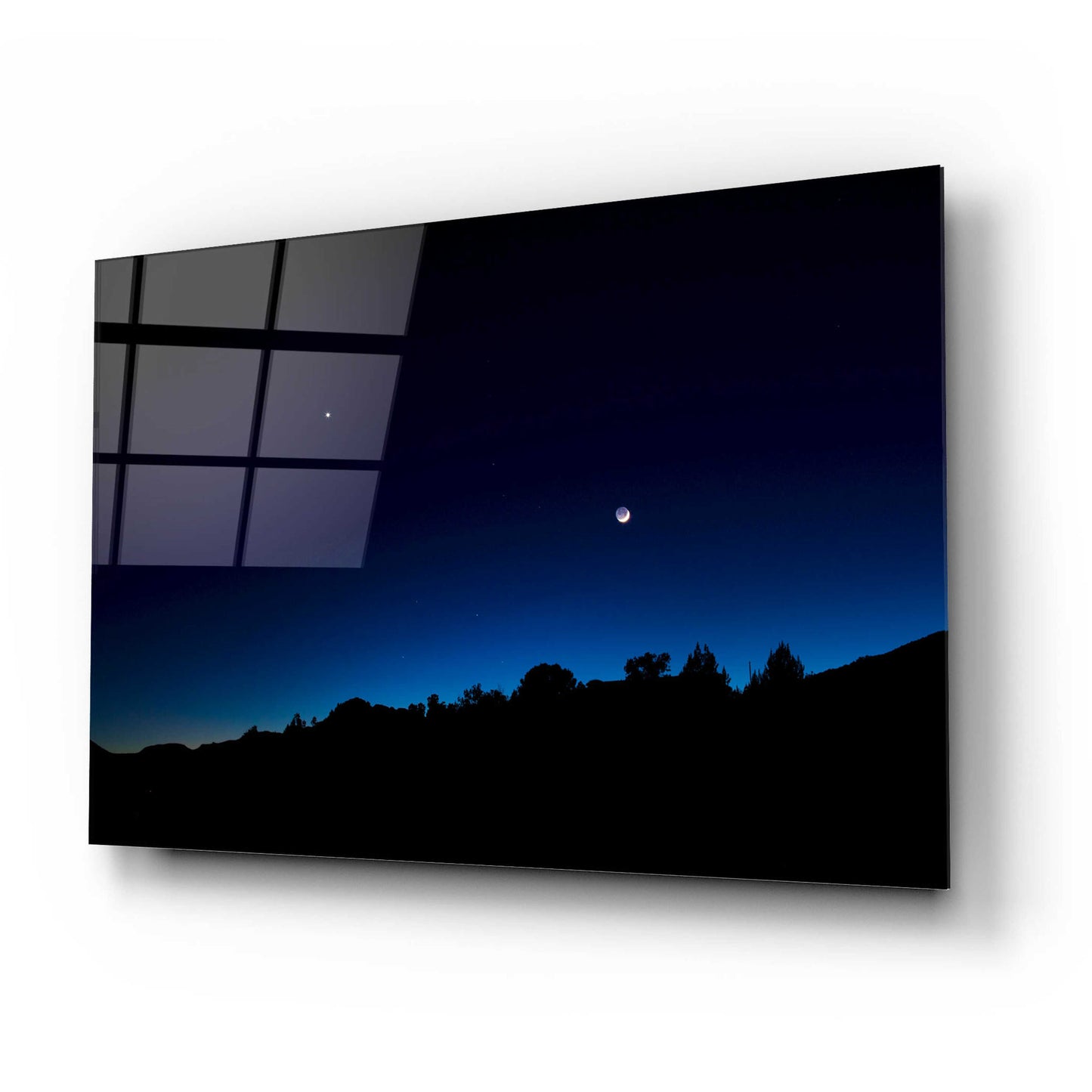 Epic Art 'Crescent Moon Zion' by Thomas Haney, Acrylic Glass Wall Art,24x16