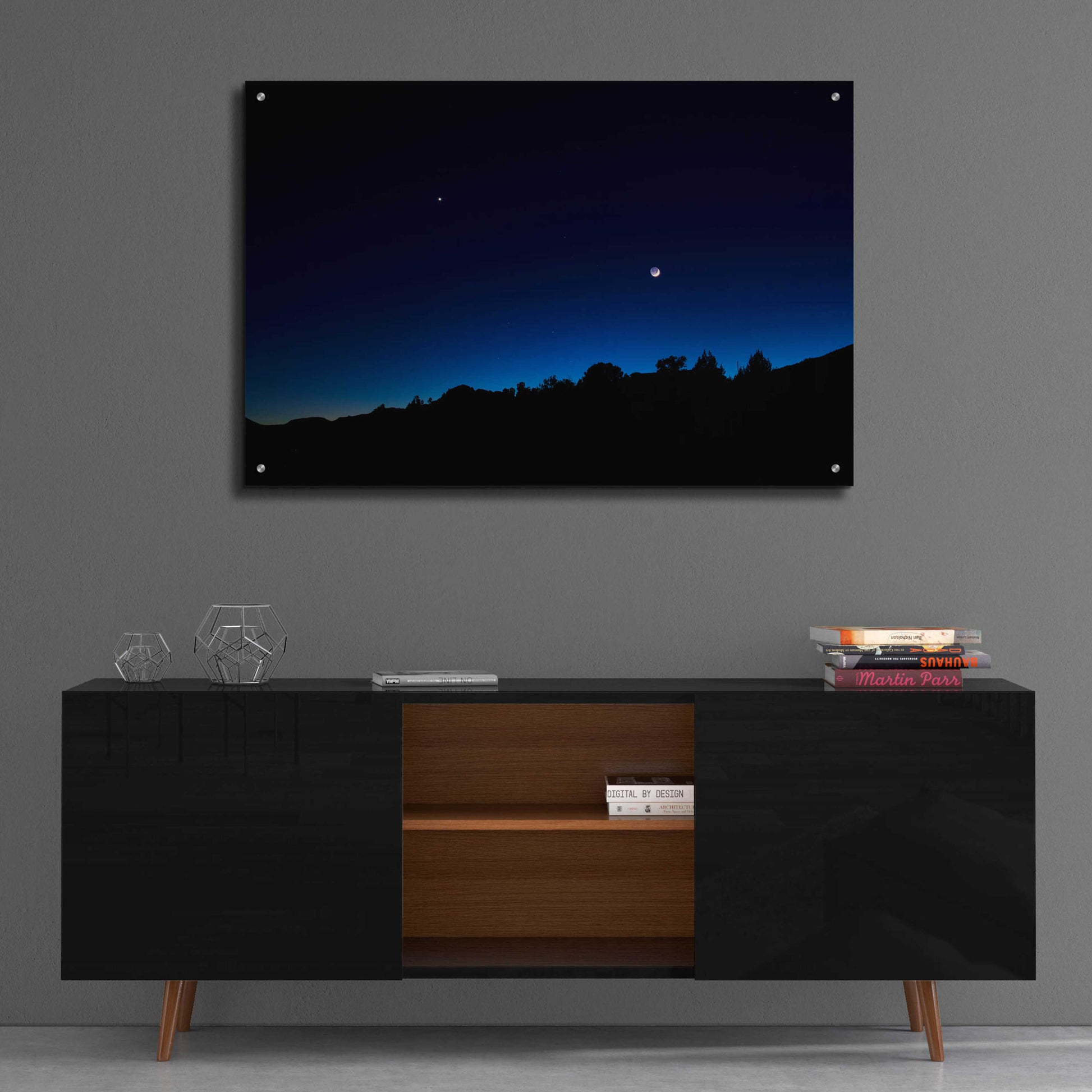 Epic Art 'Crescent Moon Zion' by Thomas Haney, Acrylic Glass Wall Art,36x24