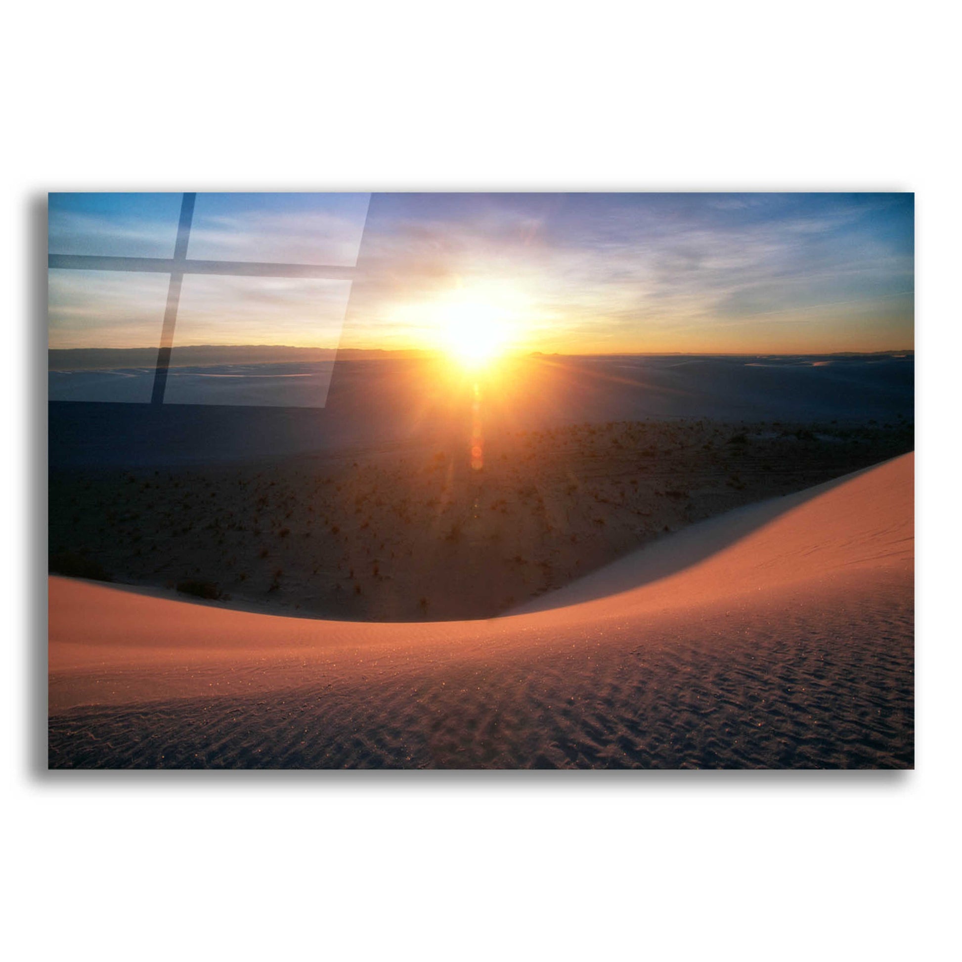 Epic Art 'Curved Dune Spot Removed' by Thomas Haney, Acrylic Glass Wall Art,24x16