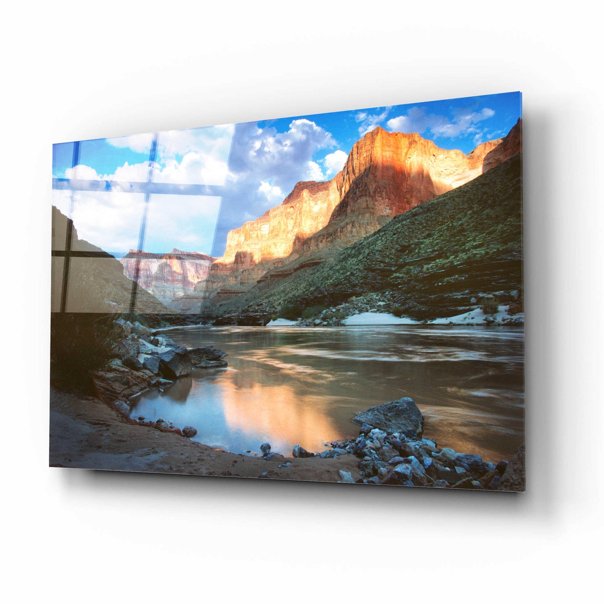 Epic Art 'Grand Canyon River' by Thomas Haney, Acrylic Glass Wall Art,16x12