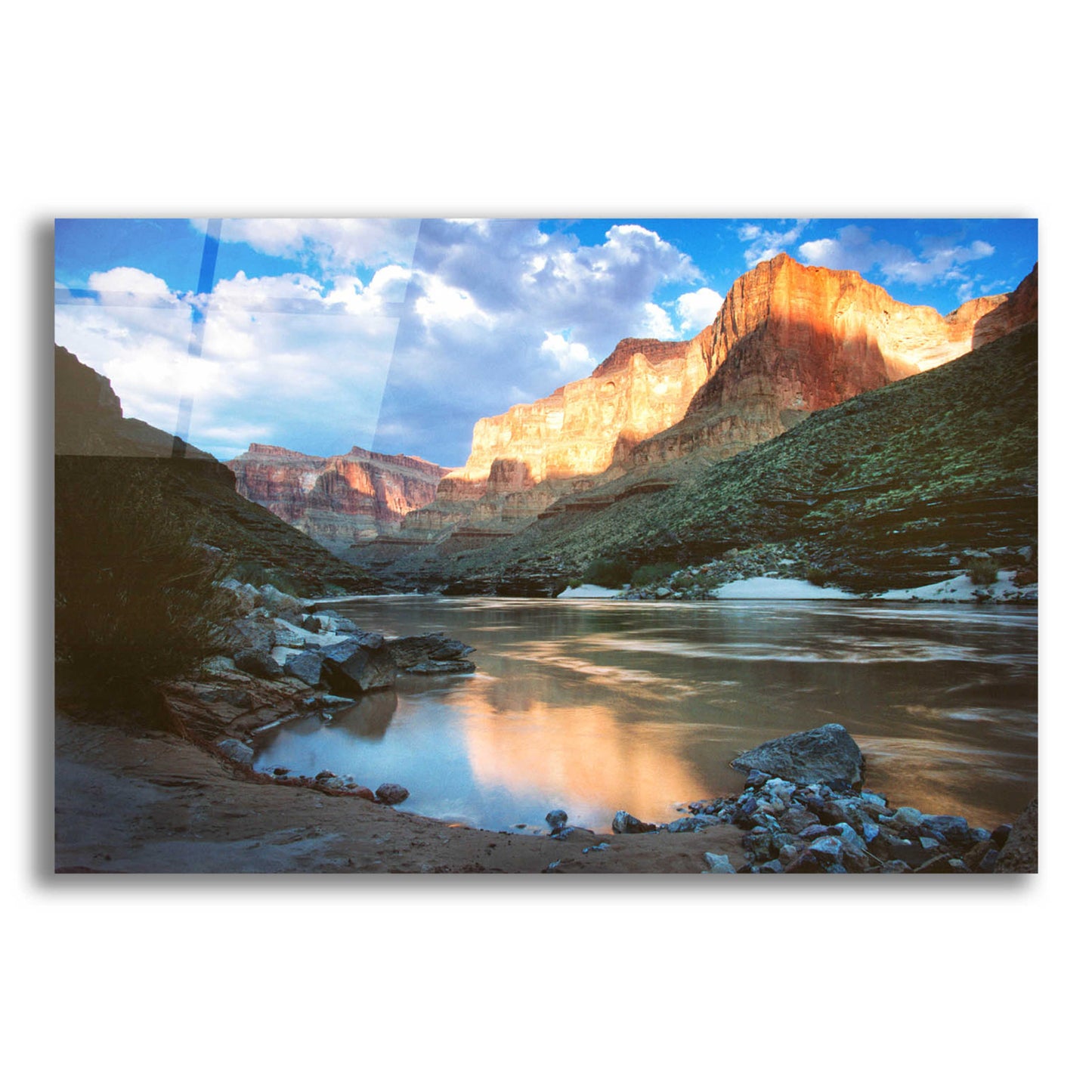 Epic Art 'Grand Canyon River' by Thomas Haney, Acrylic Glass Wall Art,16x12