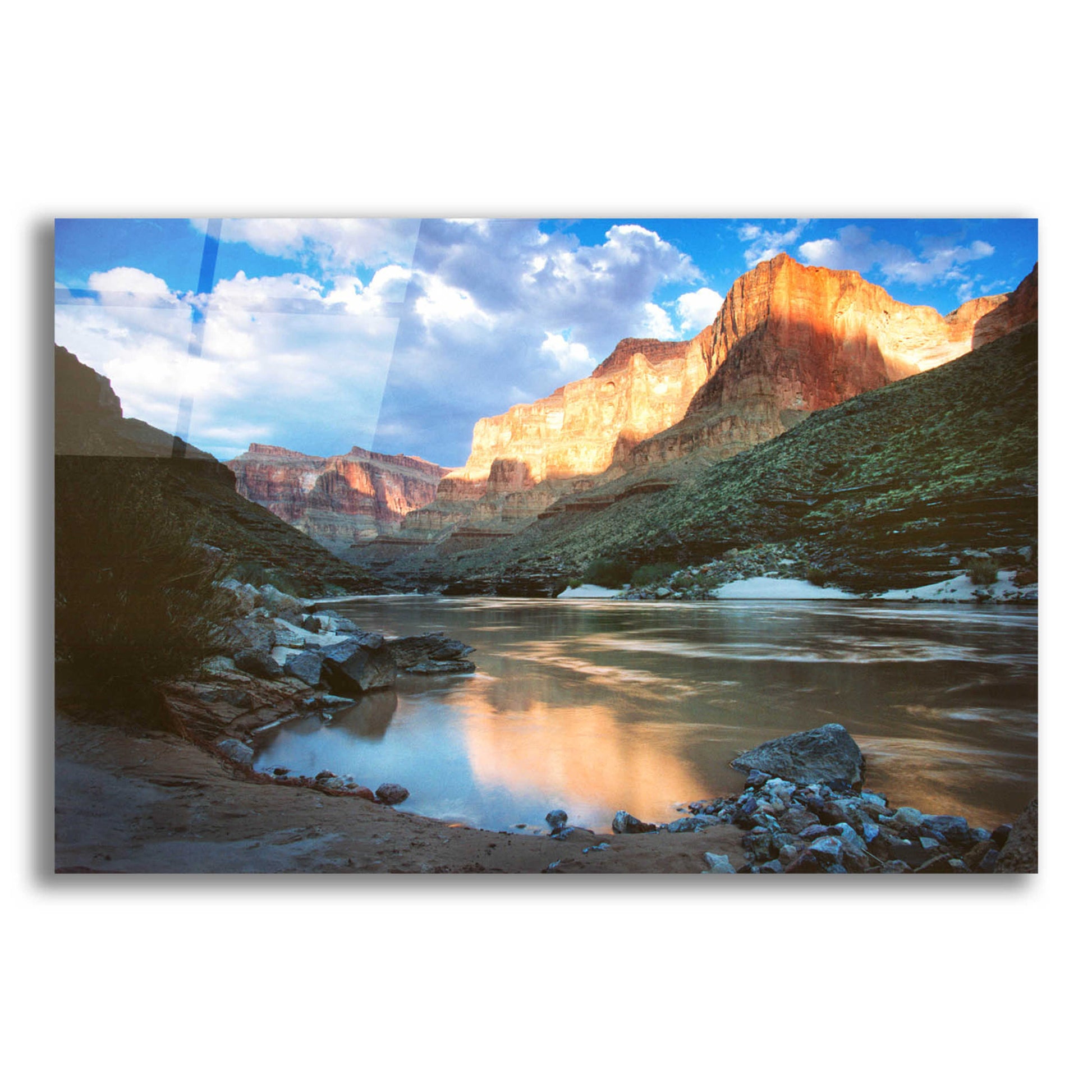 Epic Art 'Grand Canyon River' by Thomas Haney, Acrylic Glass Wall Art,24x16