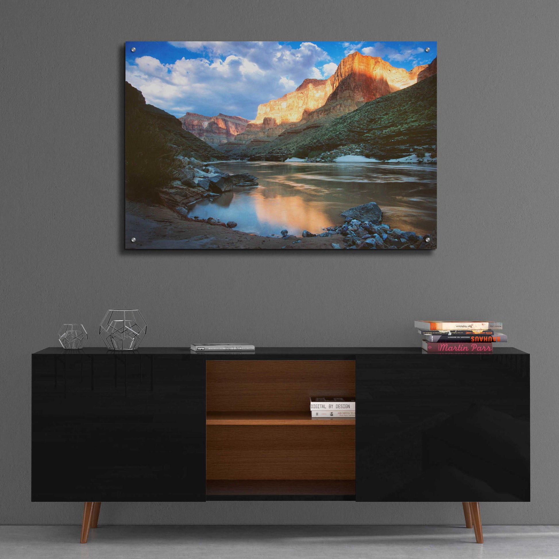 Epic Art 'Grand Canyon River' by Thomas Haney, Acrylic Glass Wall Art,36x24