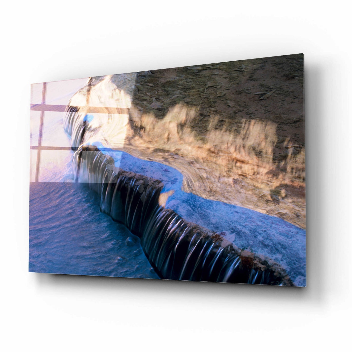 Epic Art 'Havasu Waterfall' by Thomas Haney, Acrylic Glass Wall Art,16x12