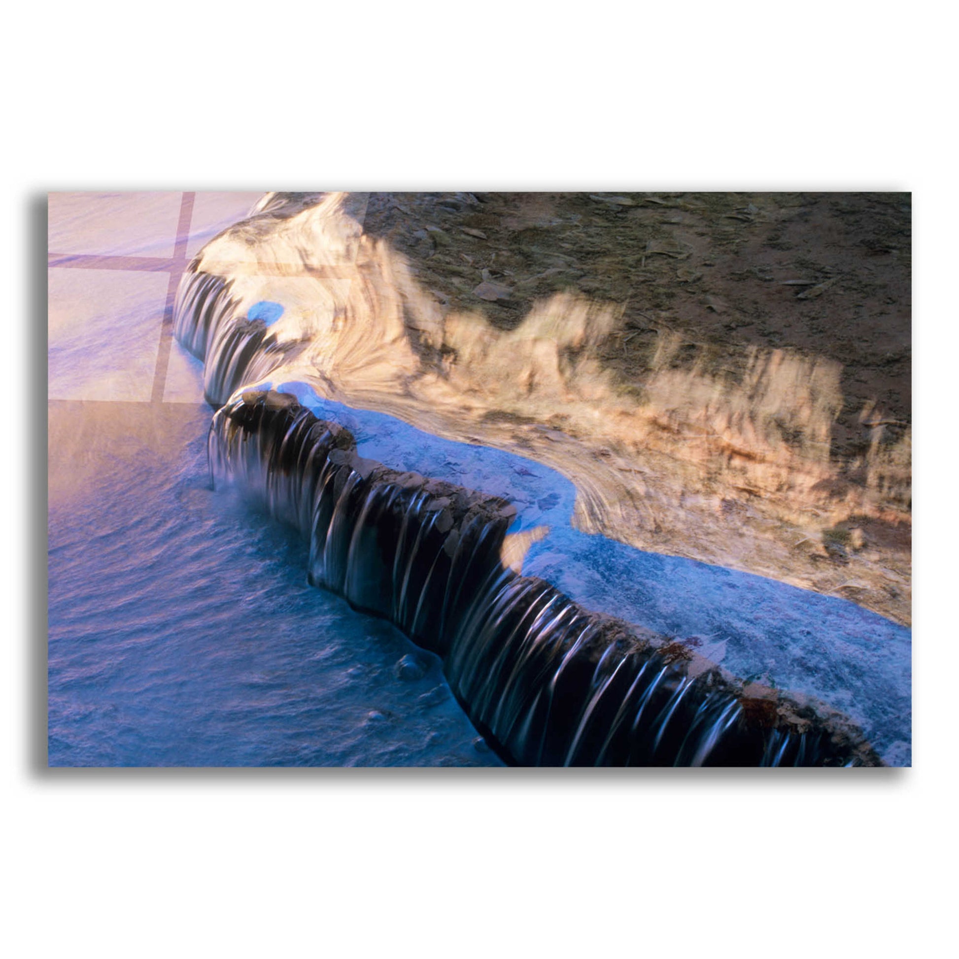 Epic Art 'Havasu Waterfall' by Thomas Haney, Acrylic Glass Wall Art,16x12