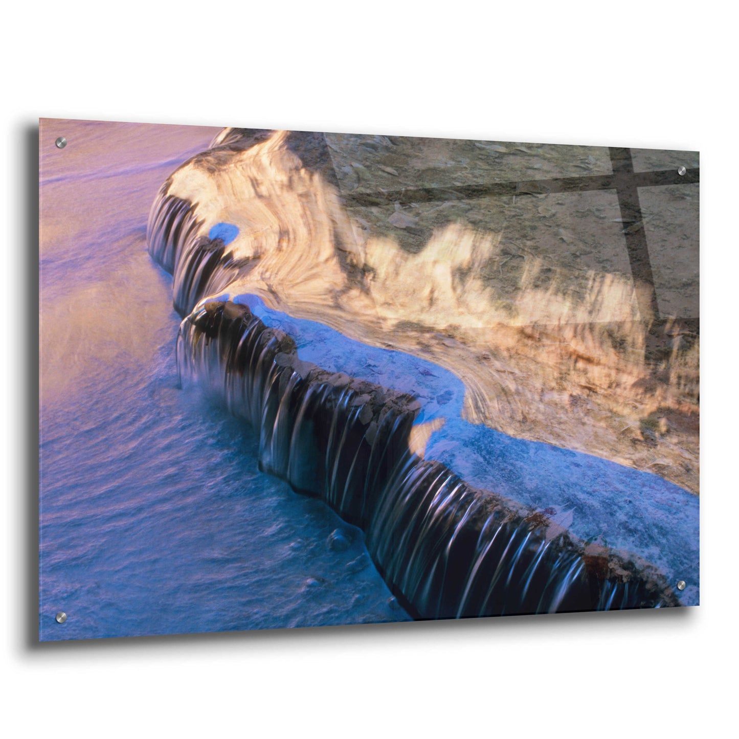 Epic Art 'Havasu Waterfall' by Thomas Haney, Acrylic Glass Wall Art,36x24