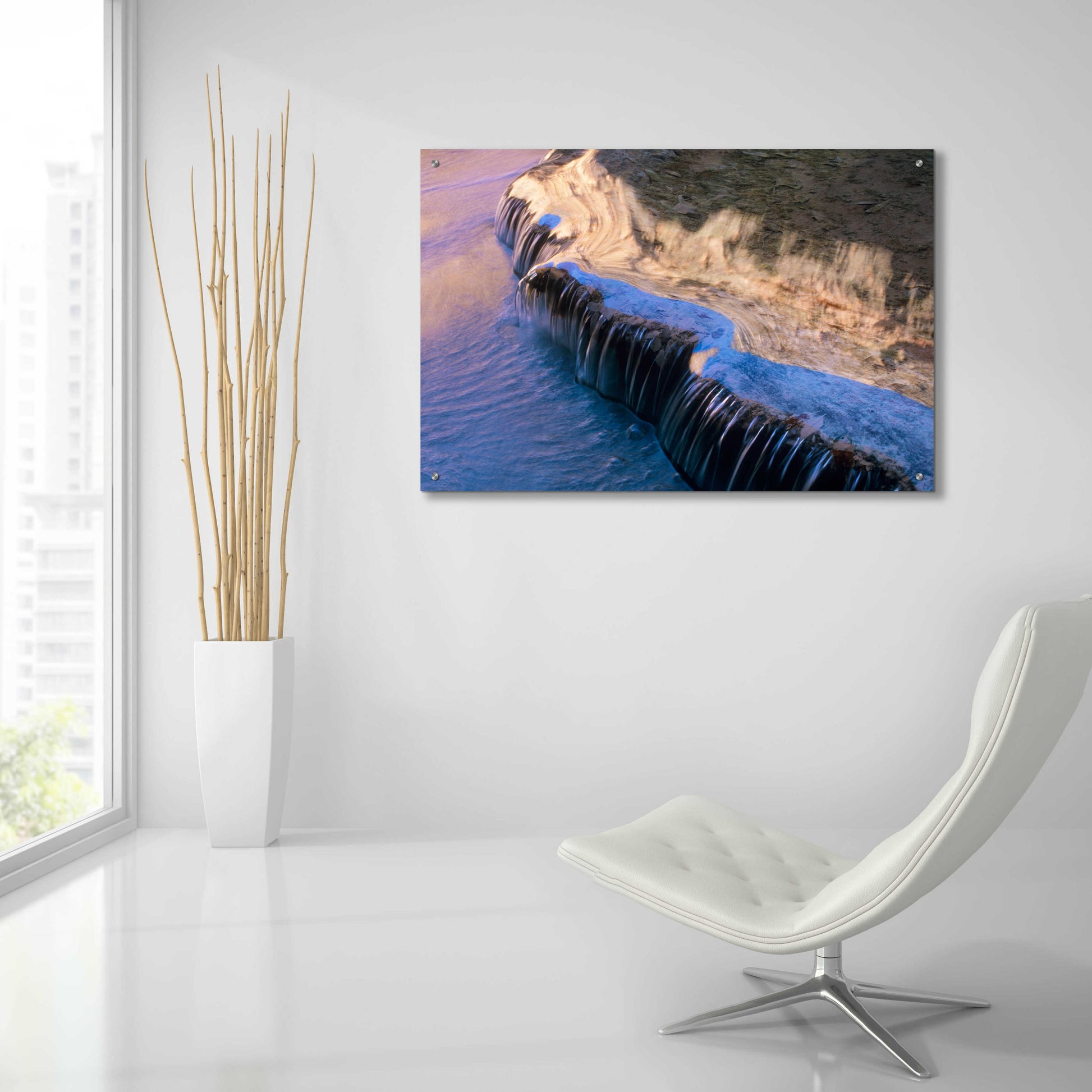 Epic Art 'Havasu Waterfall' by Thomas Haney, Acrylic Glass Wall Art,36x24