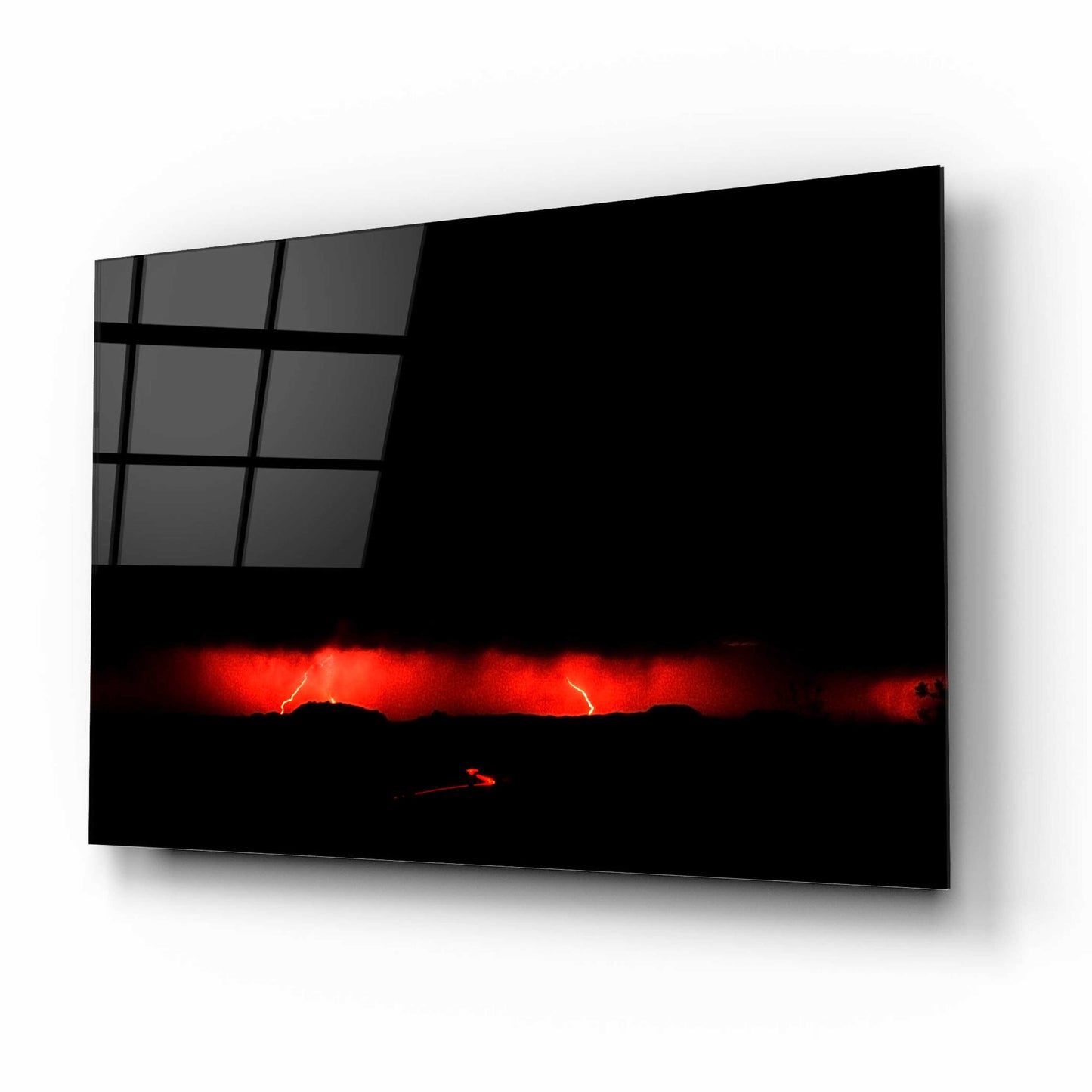 Epic Art 'Lightning Proc' by Thomas Haney, Acrylic Glass Wall Art,16x12