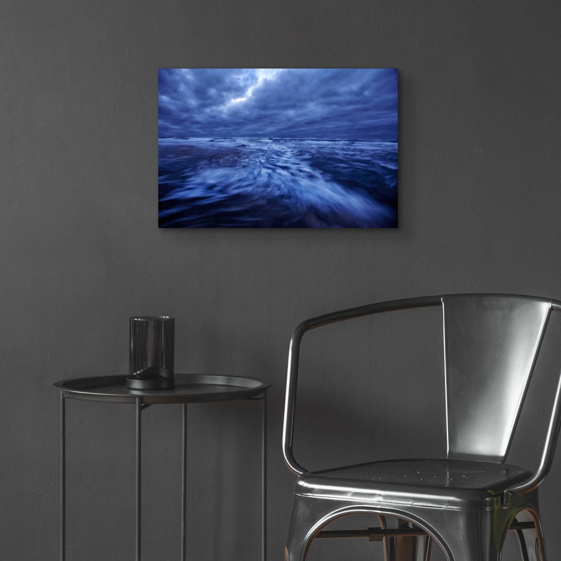 Epic Art 'Ocean Turmoil' by Thomas Haney, Acrylic Glass Wall Art,24x16