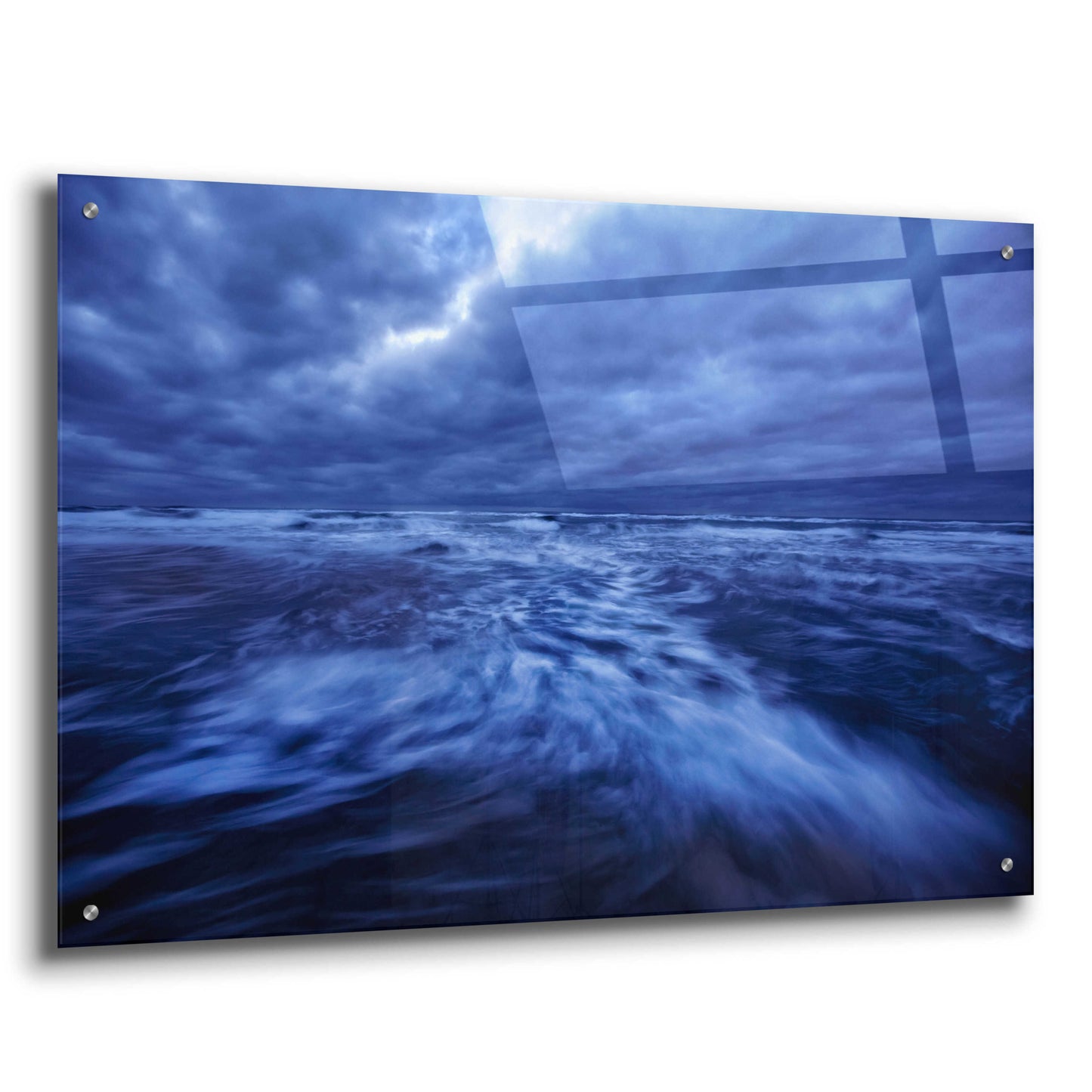 Epic Art 'Ocean Turmoil' by Thomas Haney, Acrylic Glass Wall Art,36x24