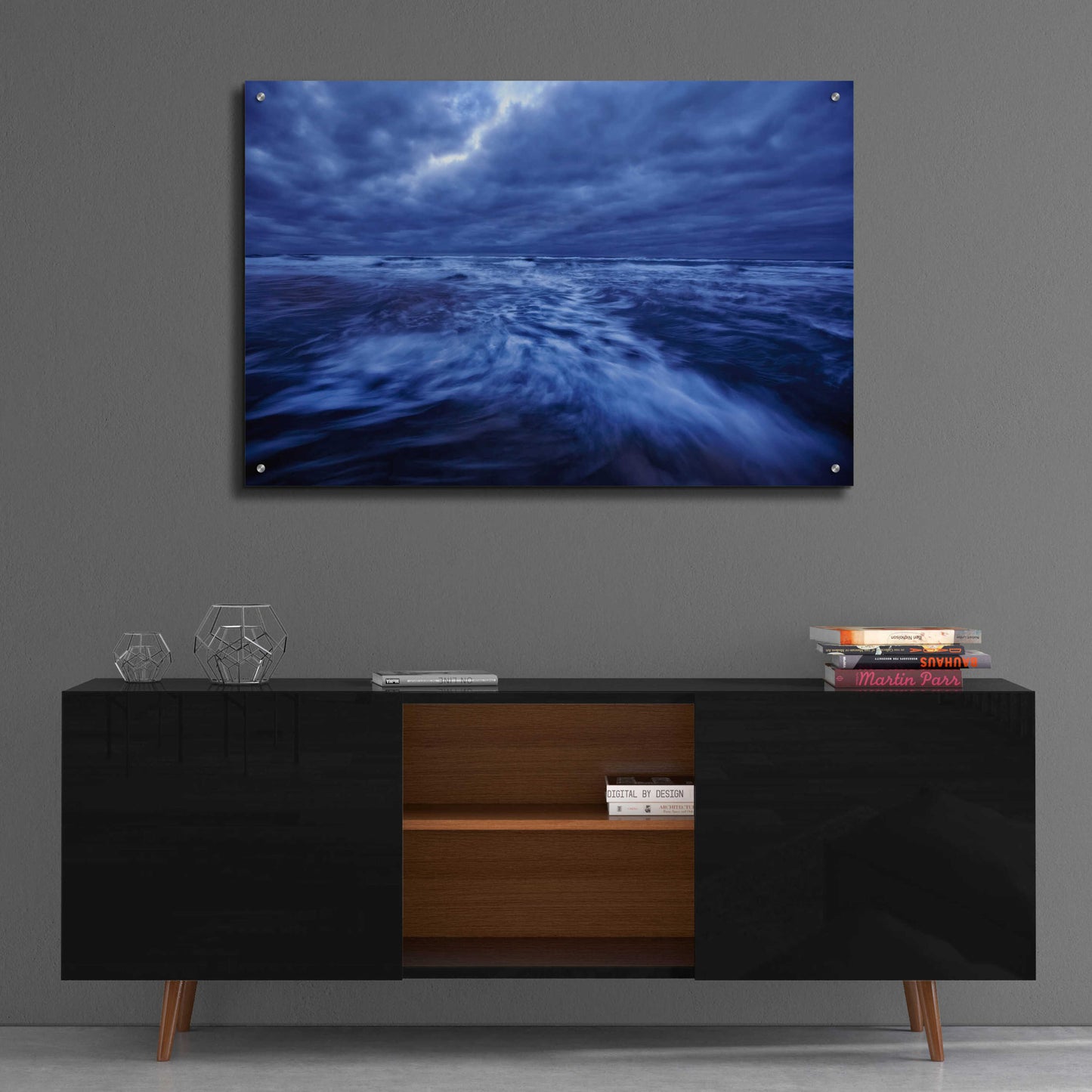 Epic Art 'Ocean Turmoil' by Thomas Haney, Acrylic Glass Wall Art,36x24