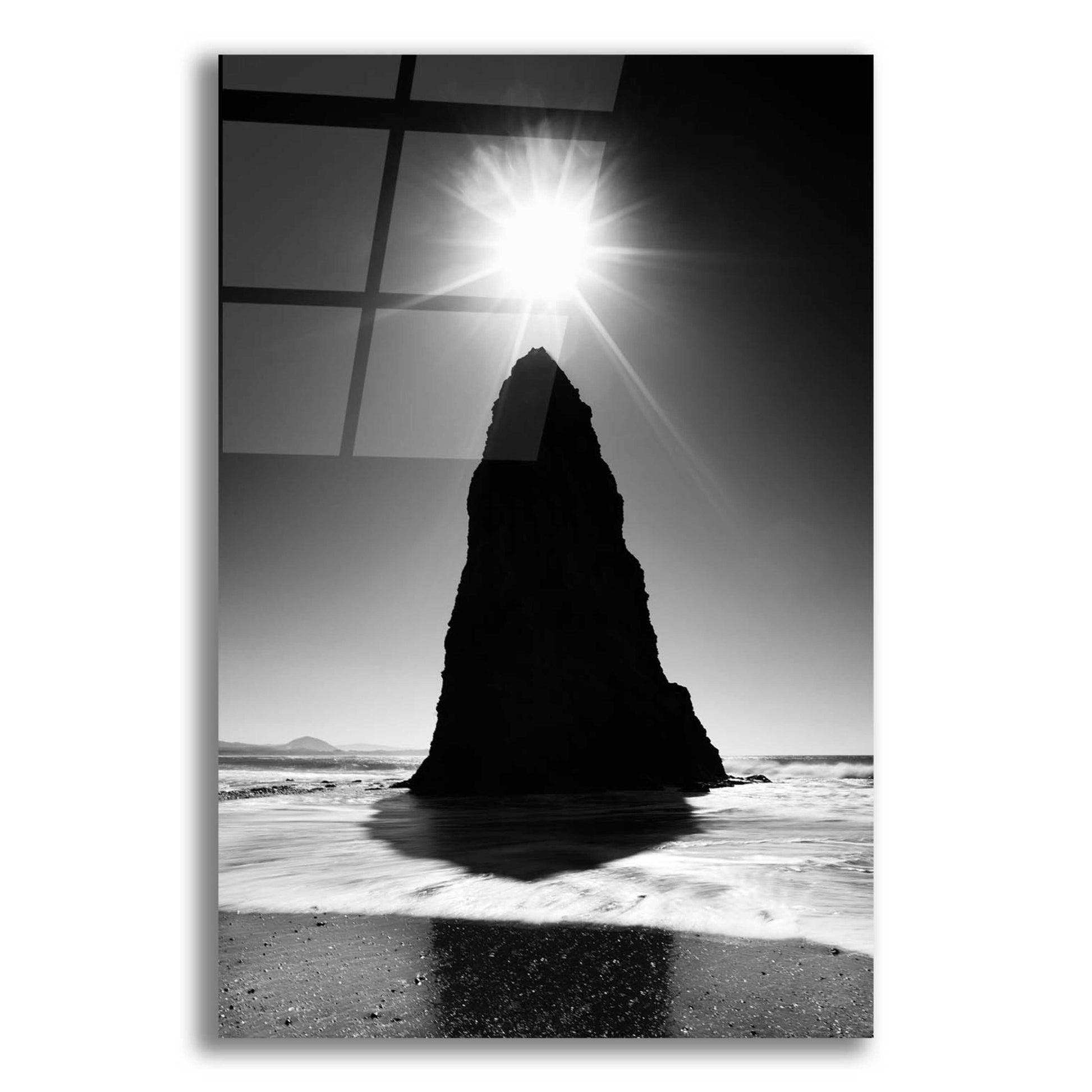 Epic Art 'Rock Pillar Sun' by Thomas Haney, Acrylic Glass Wall Art,12x16