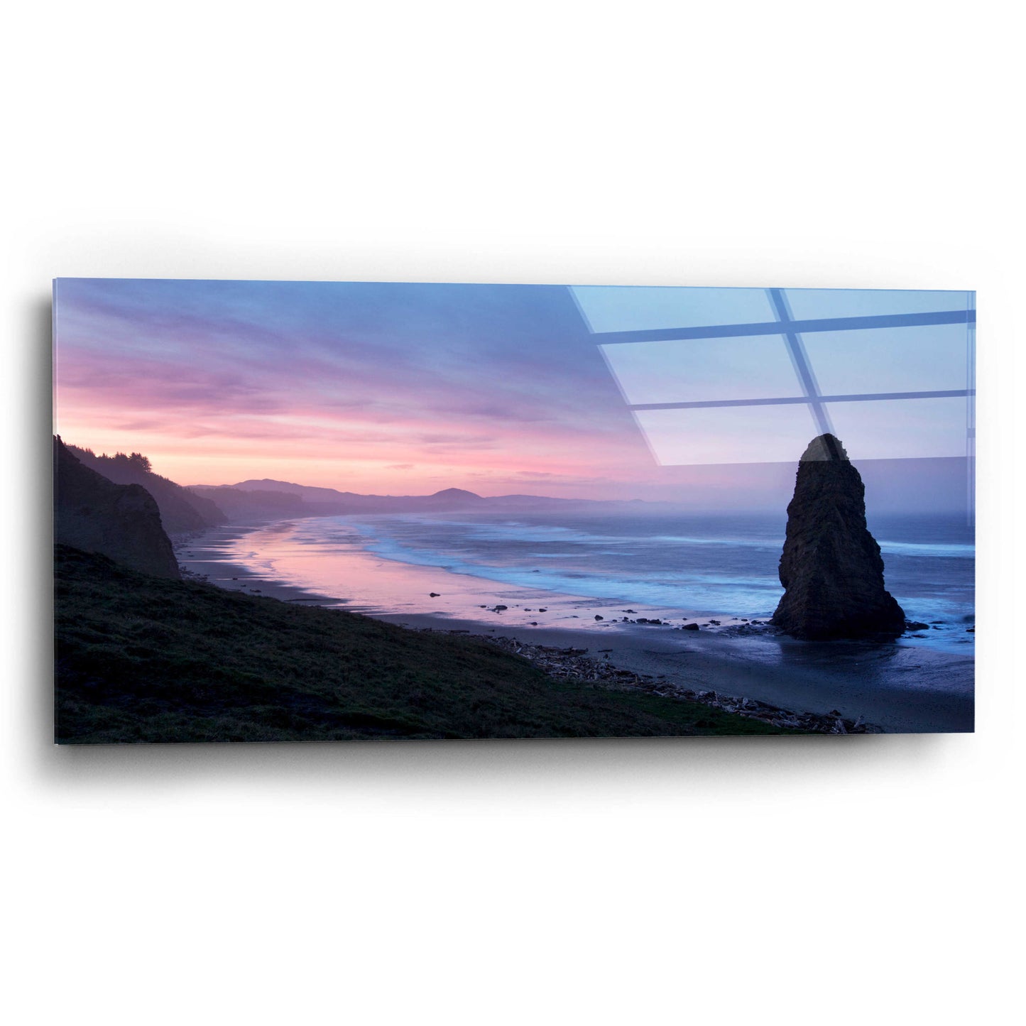 Epic Art 'Rock Pillar wide view' by Thomas Haney, Acrylic Glass Wall Art,24x12