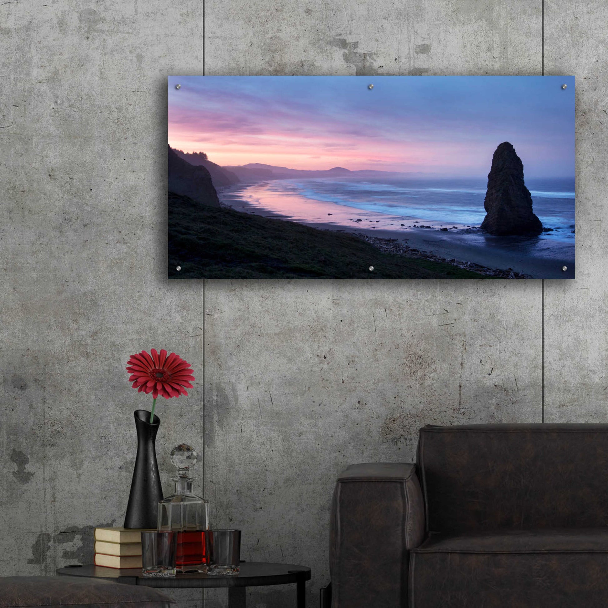 Epic Art 'Rock Pillar wide view' by Thomas Haney, Acrylic Glass Wall Art,48x24