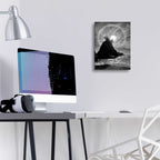 Epic Art 'Sun Halo 2 Proc B&W' by Thomas Haney, Acrylic Glass Wall Art,12x16