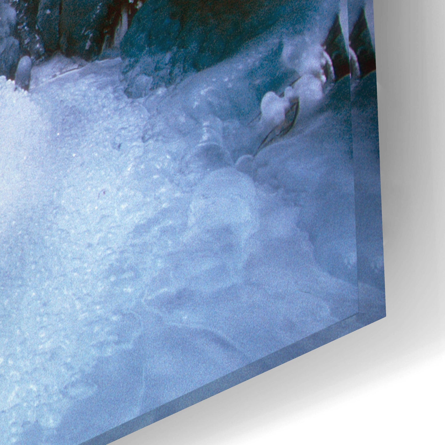 Epic Art 'Ice Fall 3' by Thomas Haney, Acrylic Glass Wall Art,24x16