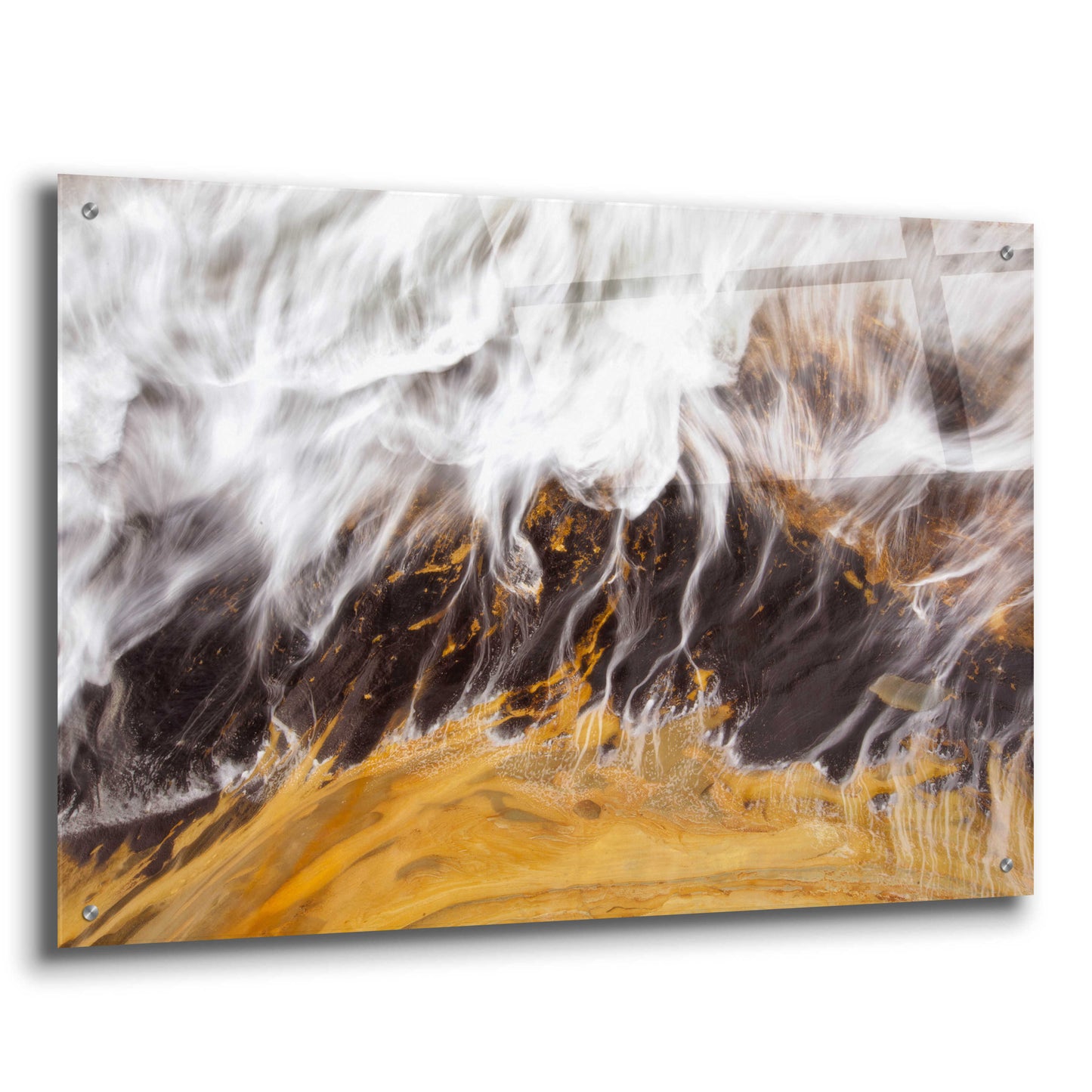 Epic Art 'Receding Wave' by Thomas Haney, Acrylic Glass Wall Art,36x24