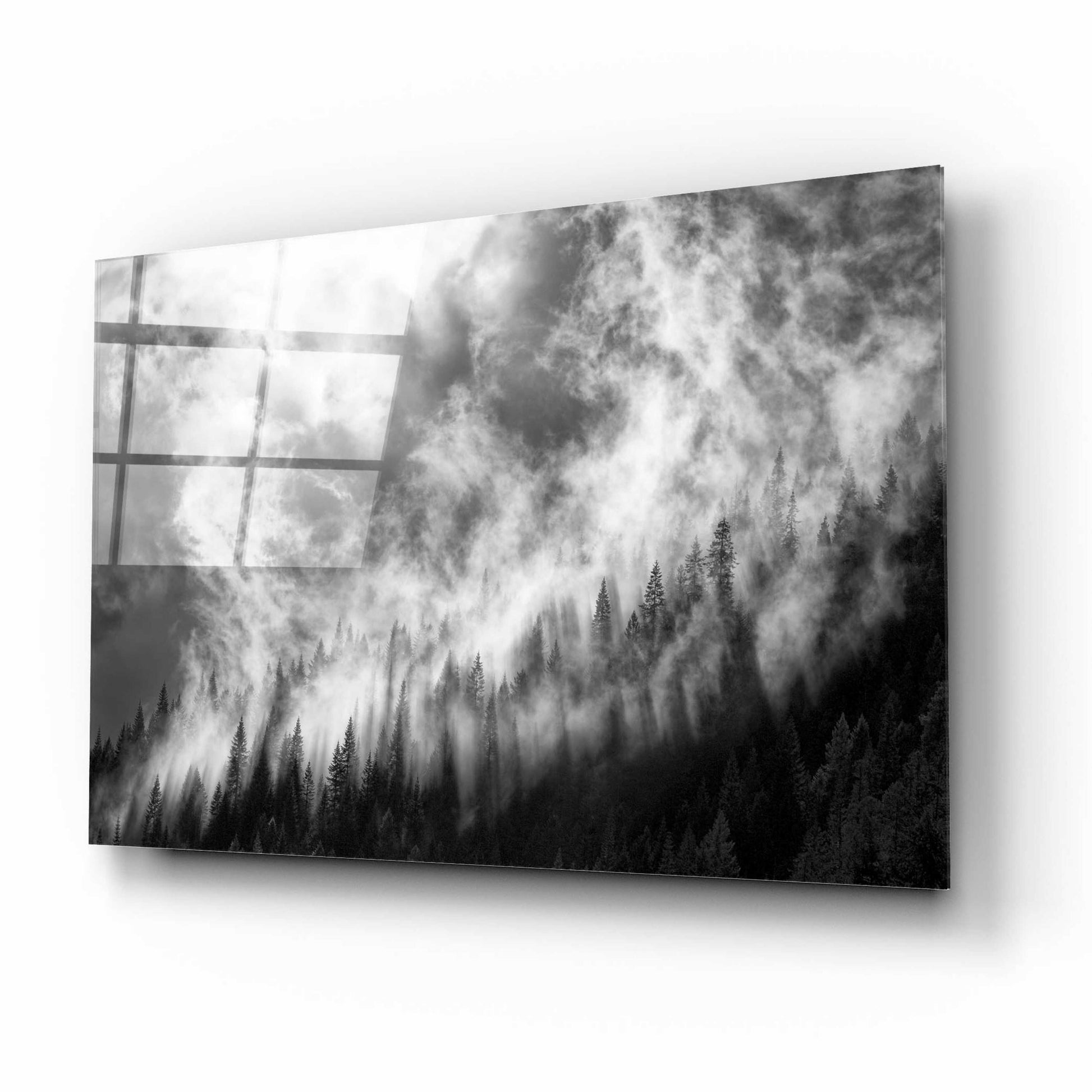 Epic Art 'Rising Mist 3' by Thomas Haney, Acrylic Glass Wall Art,16x12