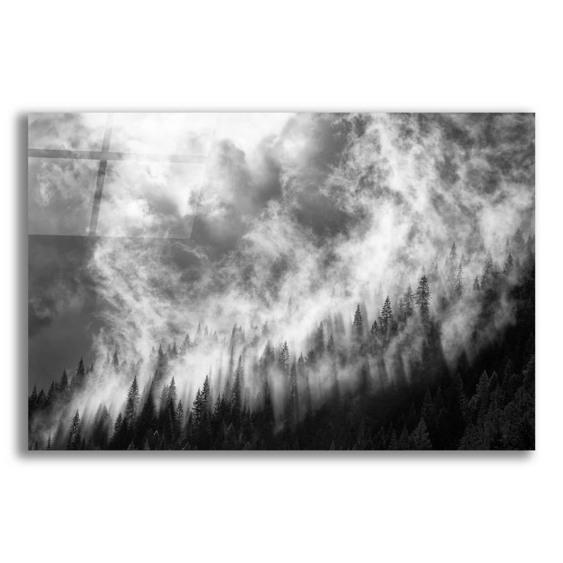 Epic Art 'Rising Mist 3' by Thomas Haney, Acrylic Glass Wall Art,16x12