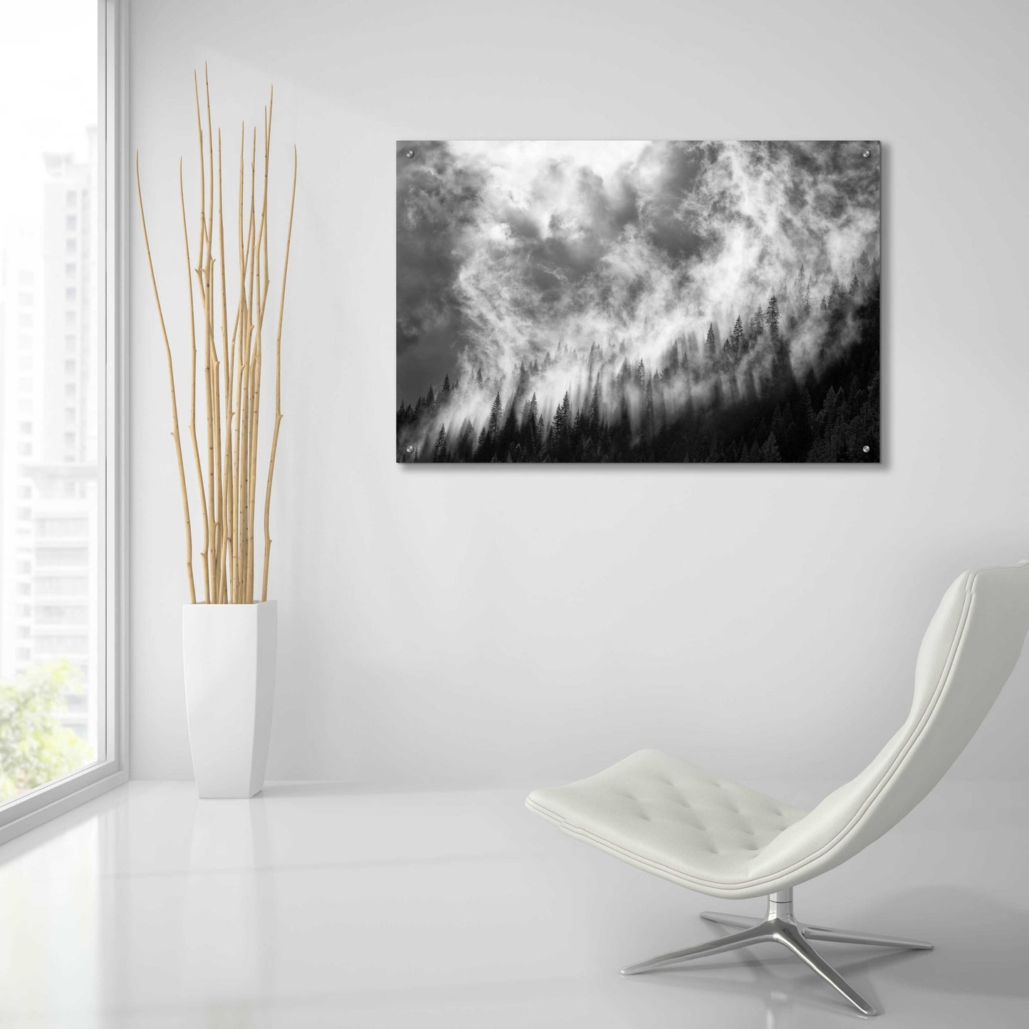 Epic Art 'Rising Mist 3' by Thomas Haney, Acrylic Glass Wall Art,36x24