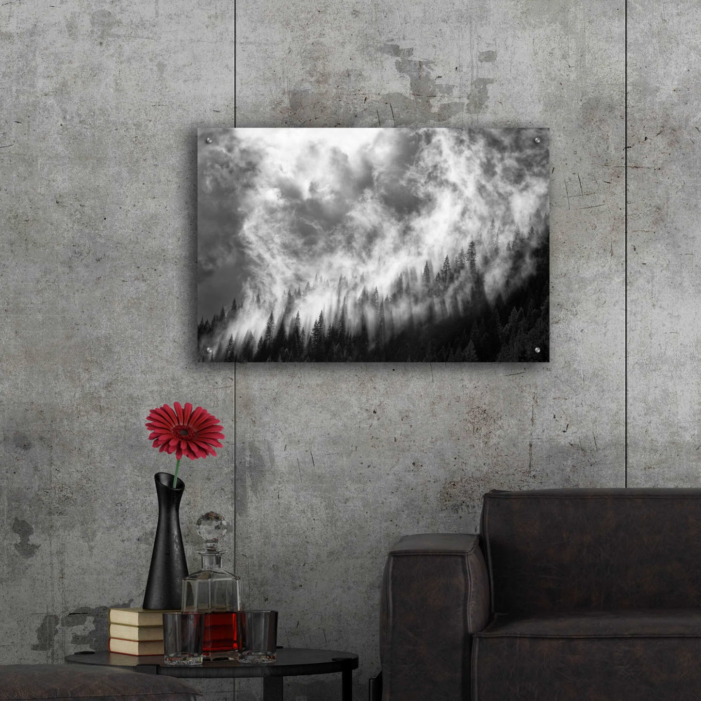 Epic Art 'Rising Mist 3' by Thomas Haney, Acrylic Glass Wall Art,36x24