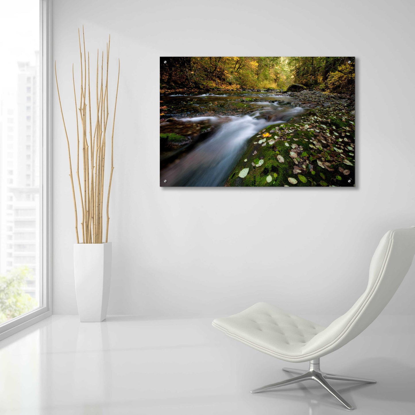 Epic Art 'Rushing Best' by Thomas Haney, Acrylic Glass Wall Art,36x24