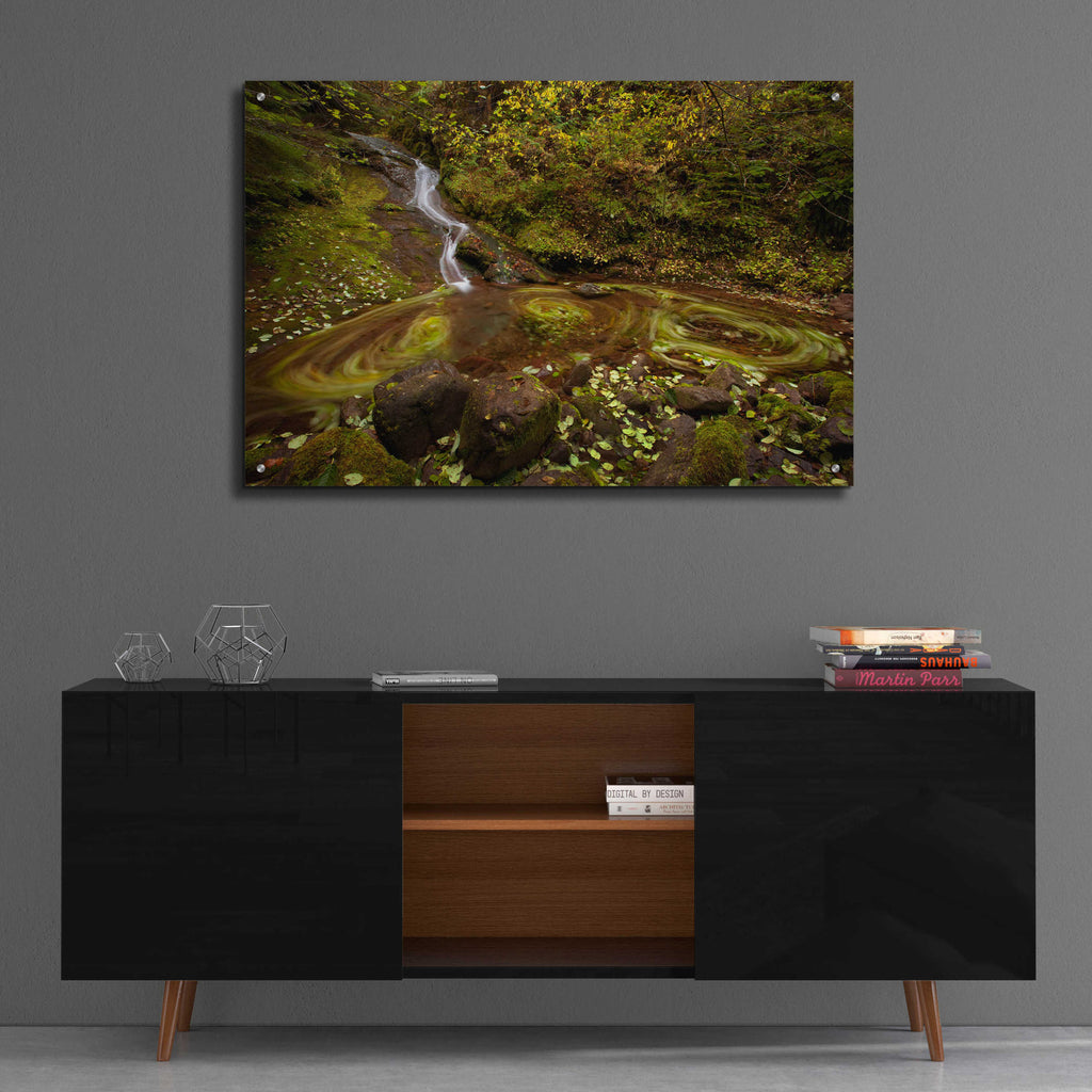 Epic Art 'Three Blurs' by Thomas Haney, Acrylic Glass Wall Art,36x24