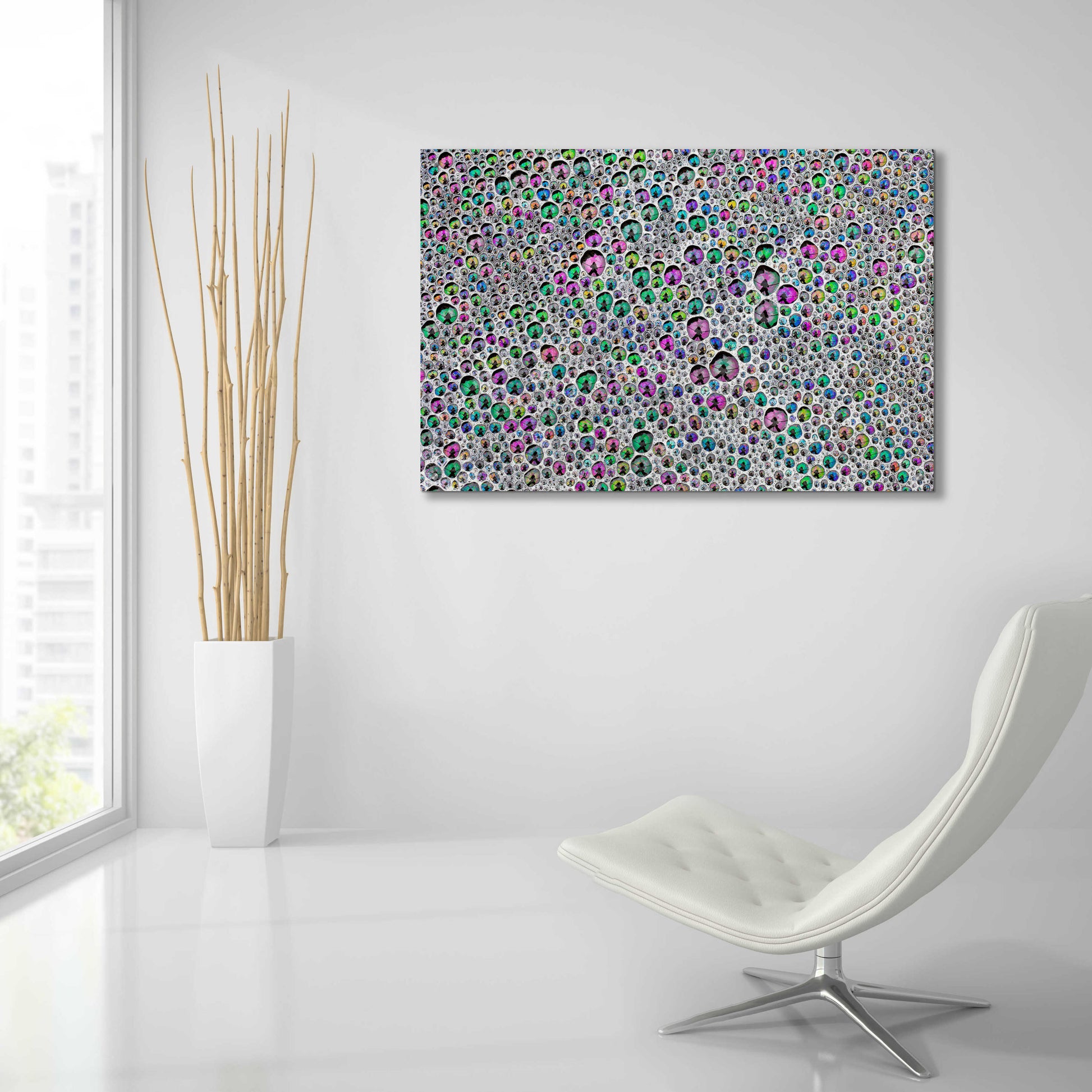 Epic Art 'Vibrant Sea Foam' by Thomas Haney, Acrylic Glass Wall Art,36x24